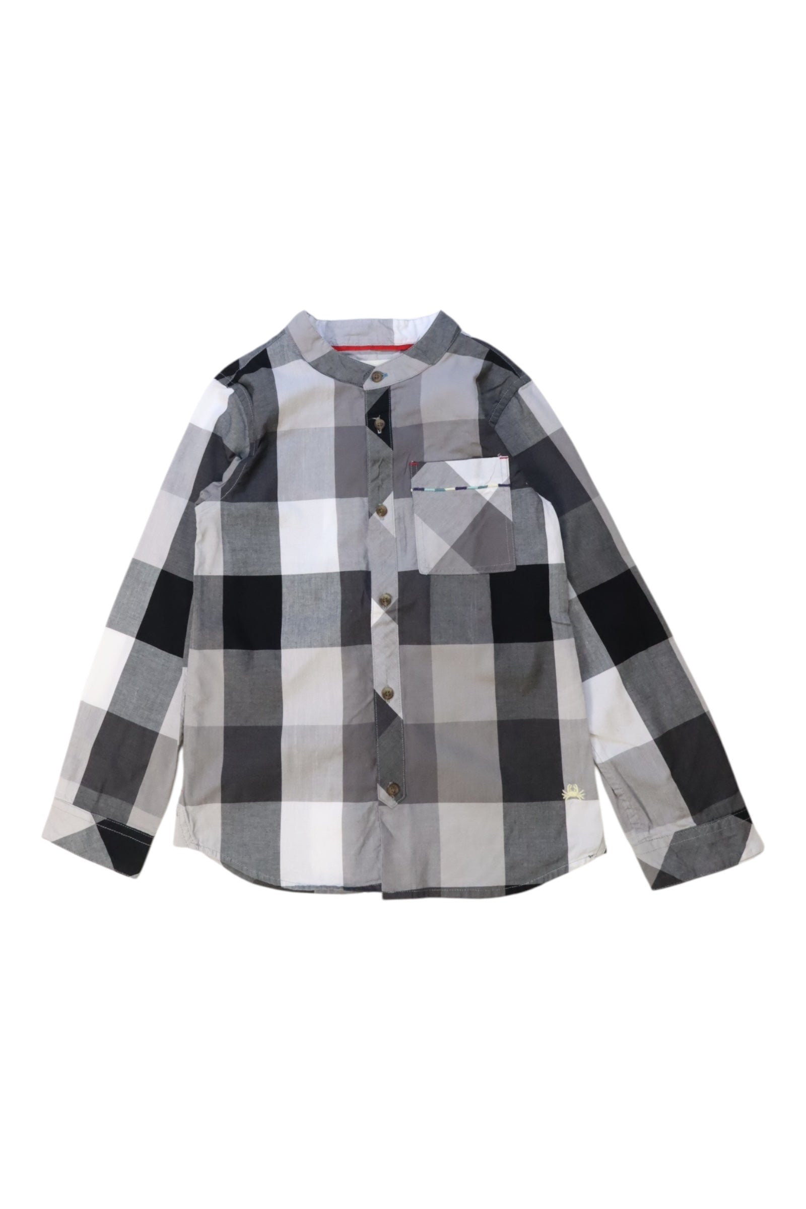 White Stuff Button-Up Plaid Shirt 7-8Y、mySite、g9winljtr