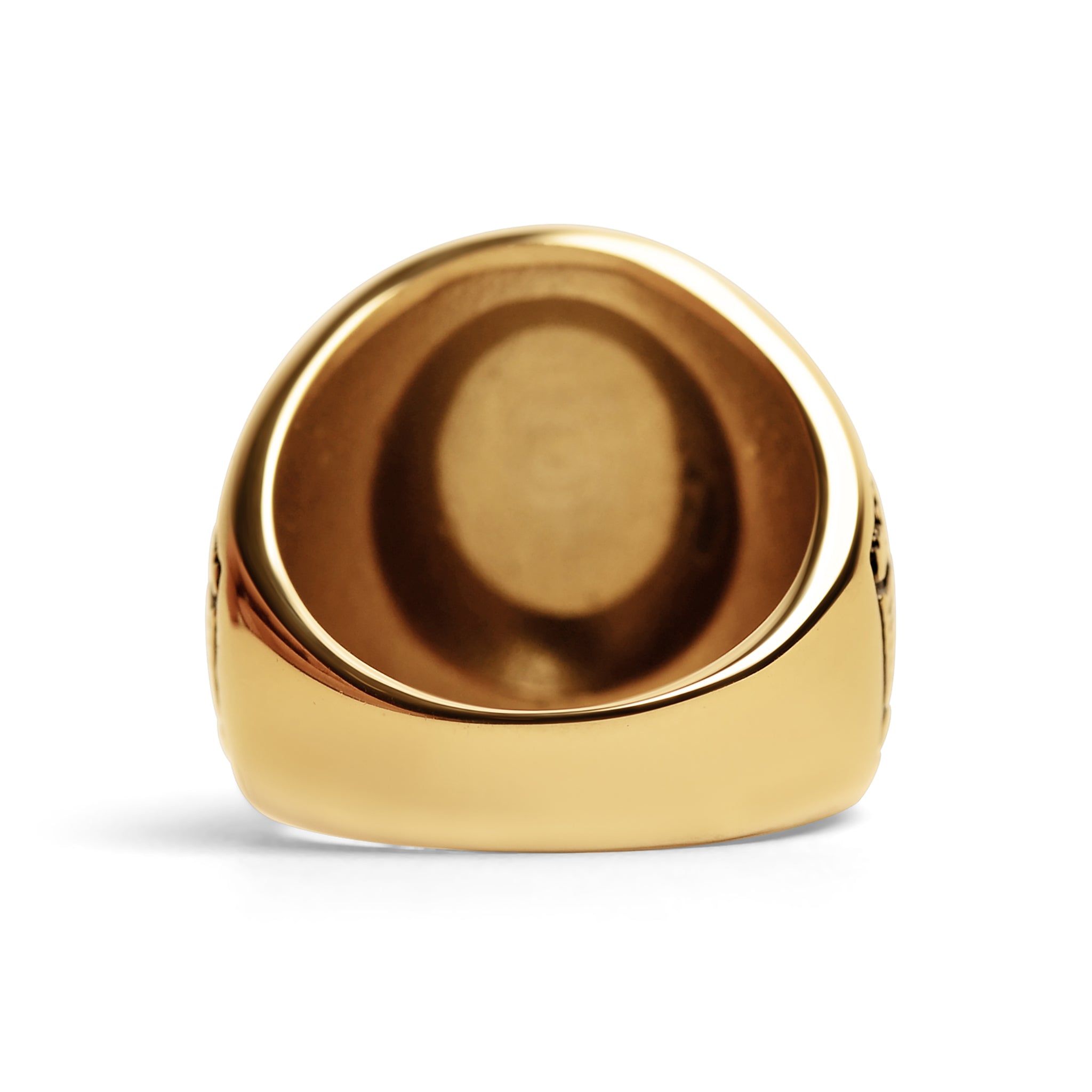 18K Gold PVD Stainless Steel United States Military Veterans Men's Ring / MCR6008、mySite、dreamappss