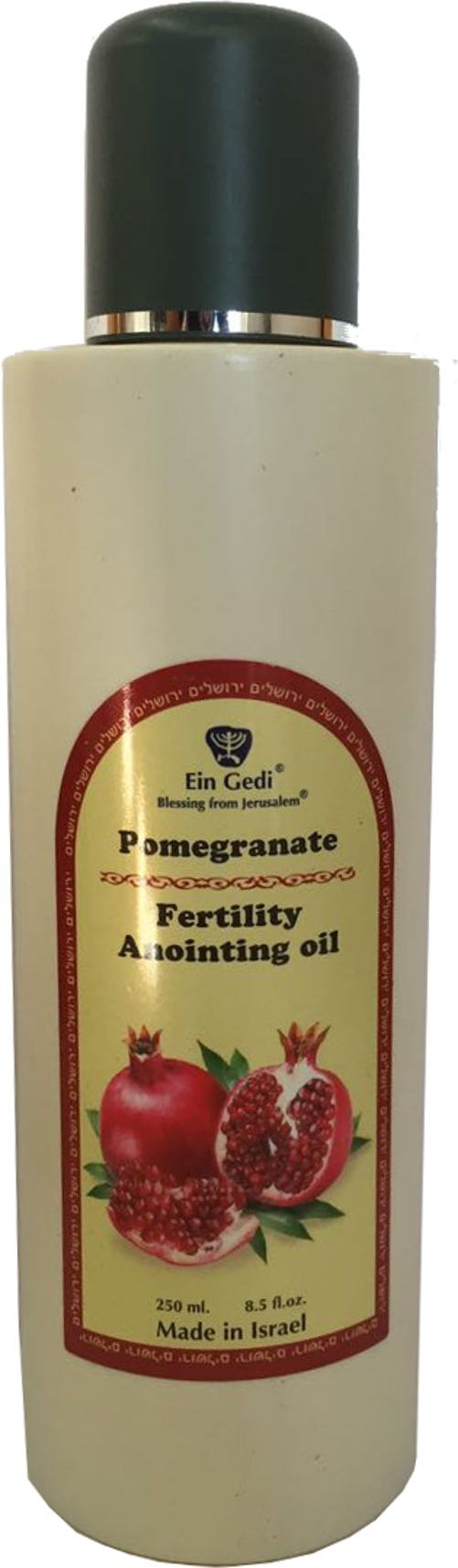 Pomegranate fertility anointing Oil from Ein Gedi large size - Anointing oil - 250 ml ( 8.5 fl. oz. )、mySite、topwebapps