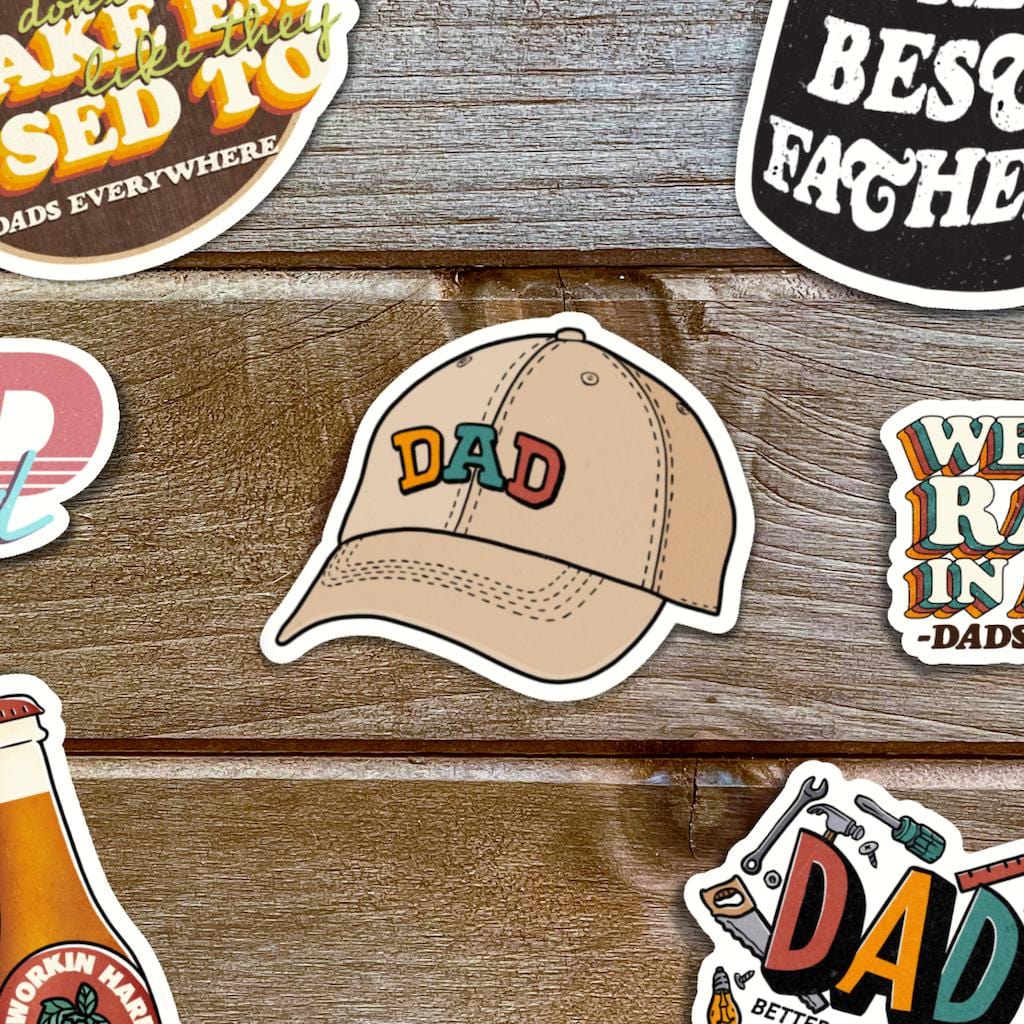  Dad Hat Sticker、mySite、elrpsem3k