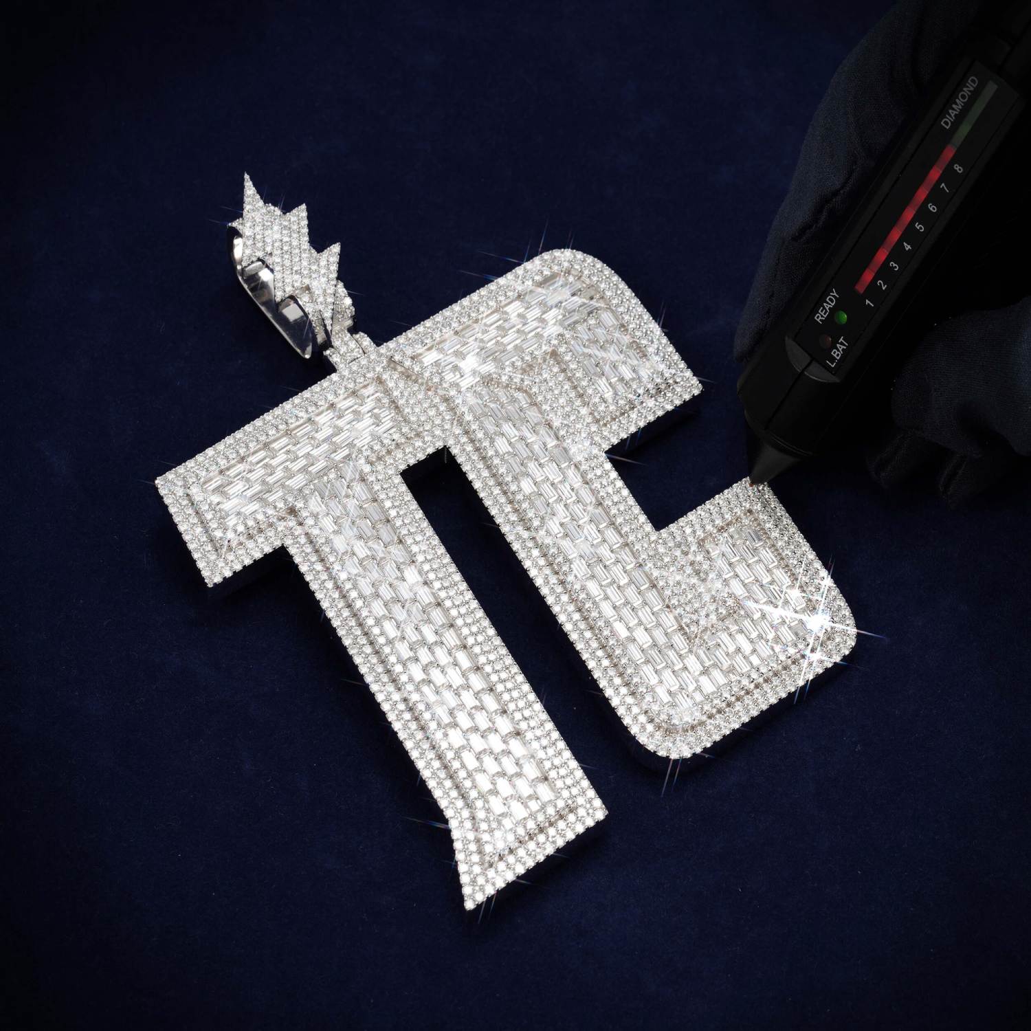 TC Custom Name Moissanite Pendant 14K Gold、mySite、hinf8tx79