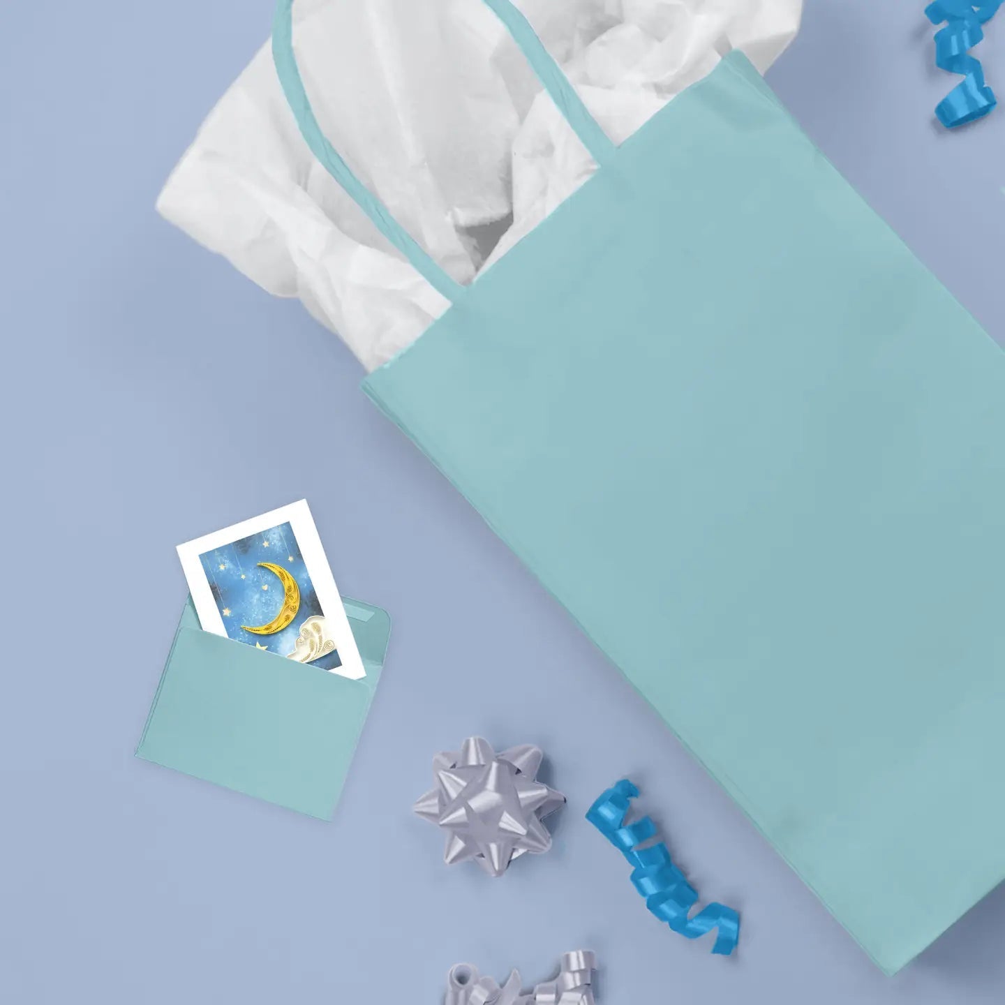  Moon & Stars Gift Enclosure Mini Card、mySite、elrpsem3k