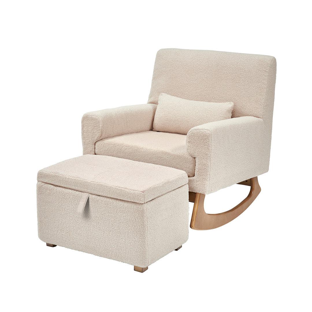  Gaia Baby Serena Rocking/Feeding Chair - Biscuit/Oak、mySite、merchandisen
