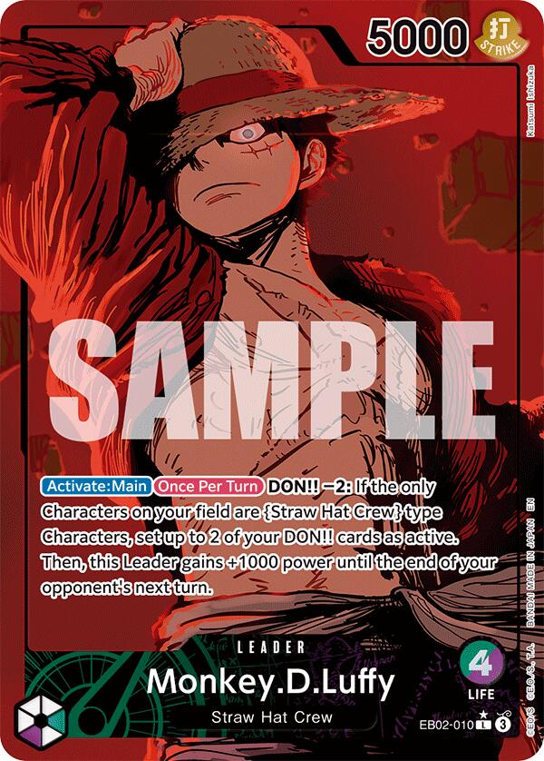 Monkey.D.Luffy (Alternate Art) Extra Booster: Anime 25th Collection、mySite、waistdrama