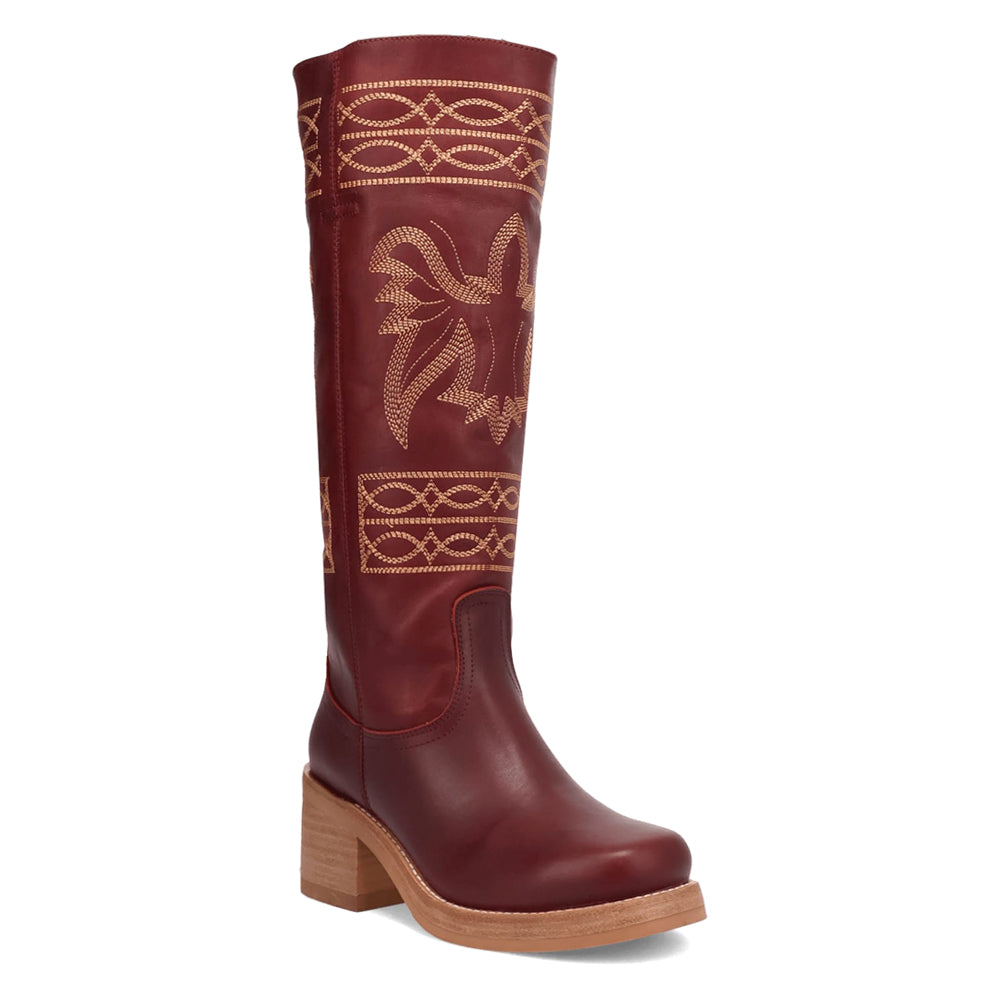 Avalon Embroidered Round Toe Pull On Boots、mySite、gtrtttuynbv