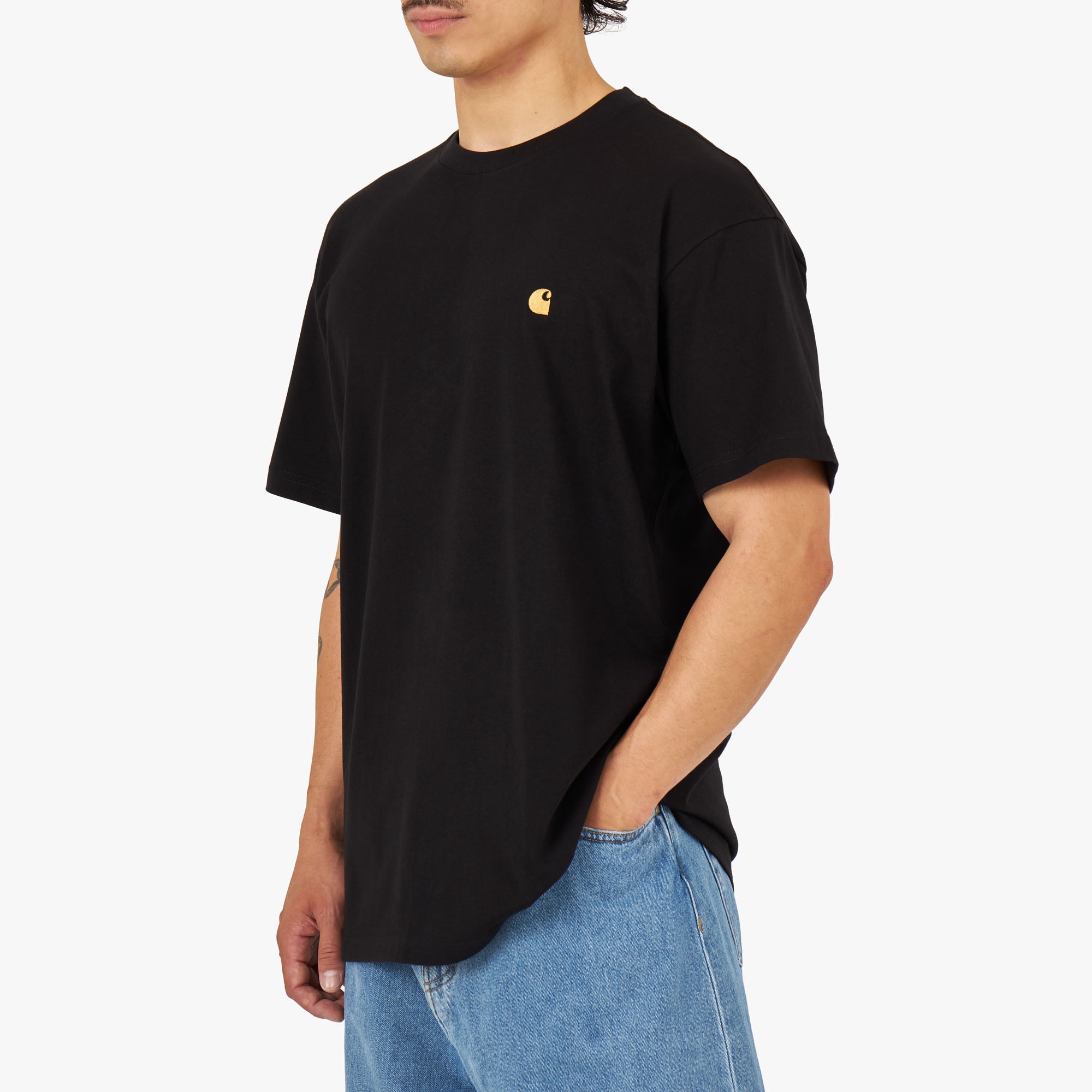  Carhartt WIP Chase T-shirt / Black、mySite、merchandisen