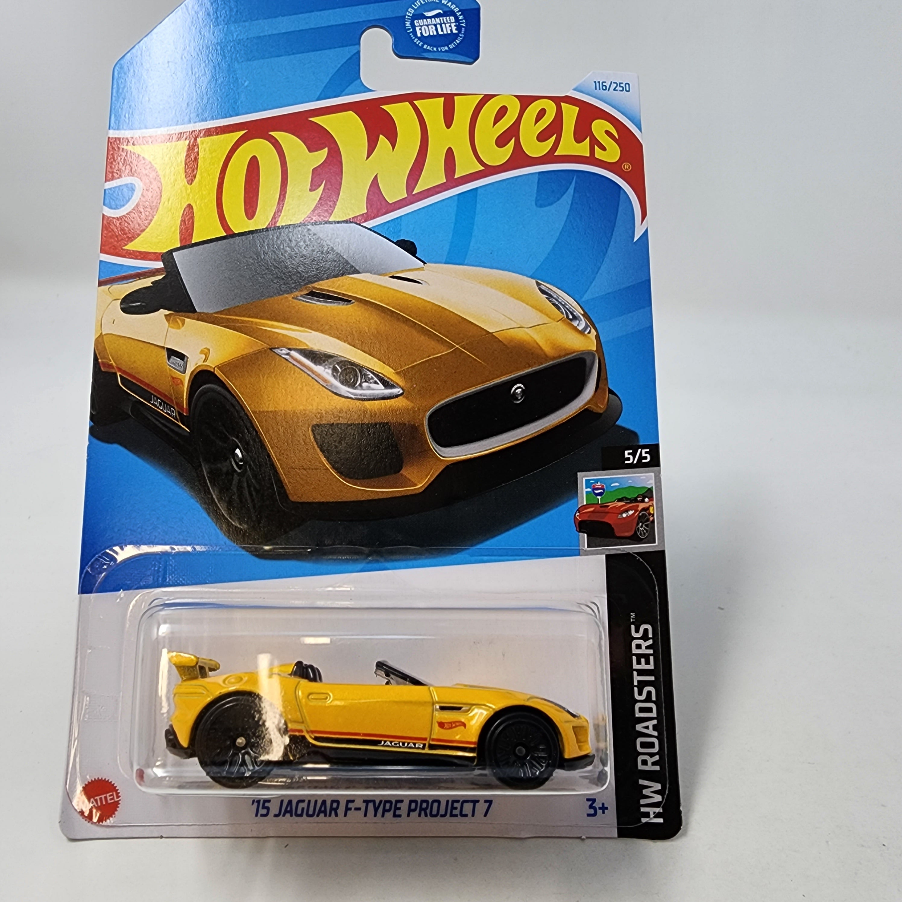 '15 Jaguar F-Type Project 7 #116 * Yellow * 2024 Hot Wheels、mySite、hgirdovlk