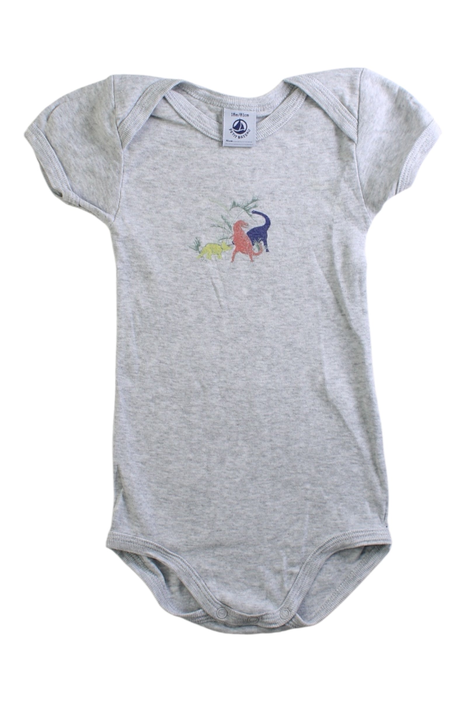 Petit Bateau Short Sleeve Bodysuit 12-18M、mySite、g9winljtr
