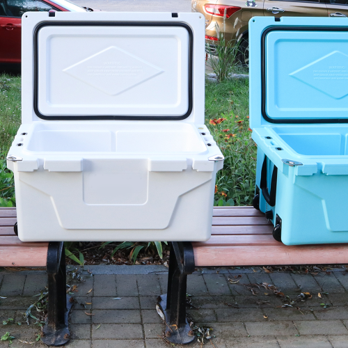Hot Selling Blue color 65QT Outdoor cooler fish ice chest Box 2022 Popular Camping Cooler Box、、eastwooduniform