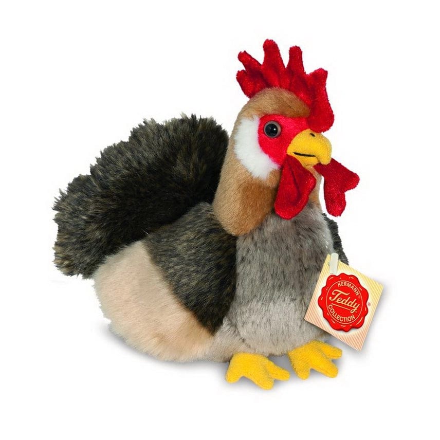 Plush Chickens Hen and Rooster Eco Friendly by Teddy Hermann Cute! brown 16 cm、mySite、g9winljtr