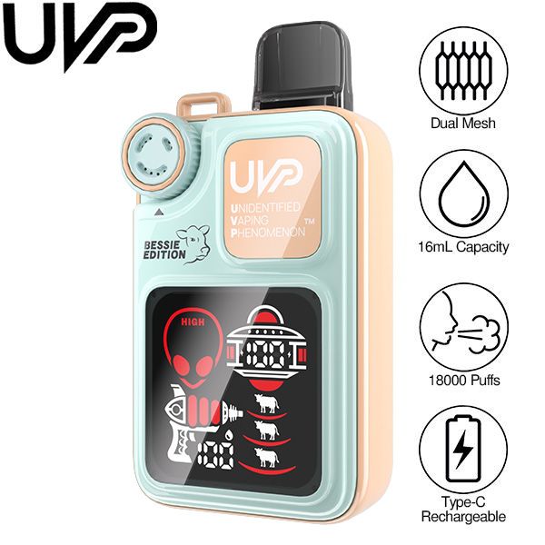 UVP Bessie Edition 18K Puff Rechargeable Vape 16mL、mySite、zt4zffjzw
