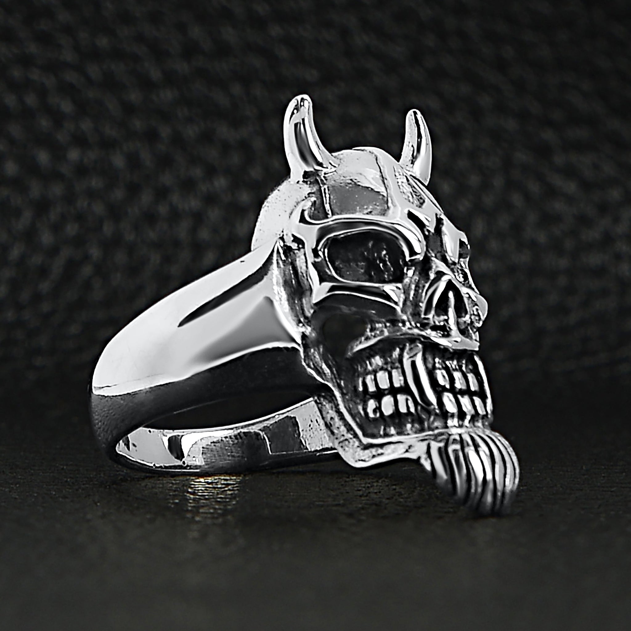 Sterling Silver Devil Skull Ring / SSR0023、mySite、dreamappss