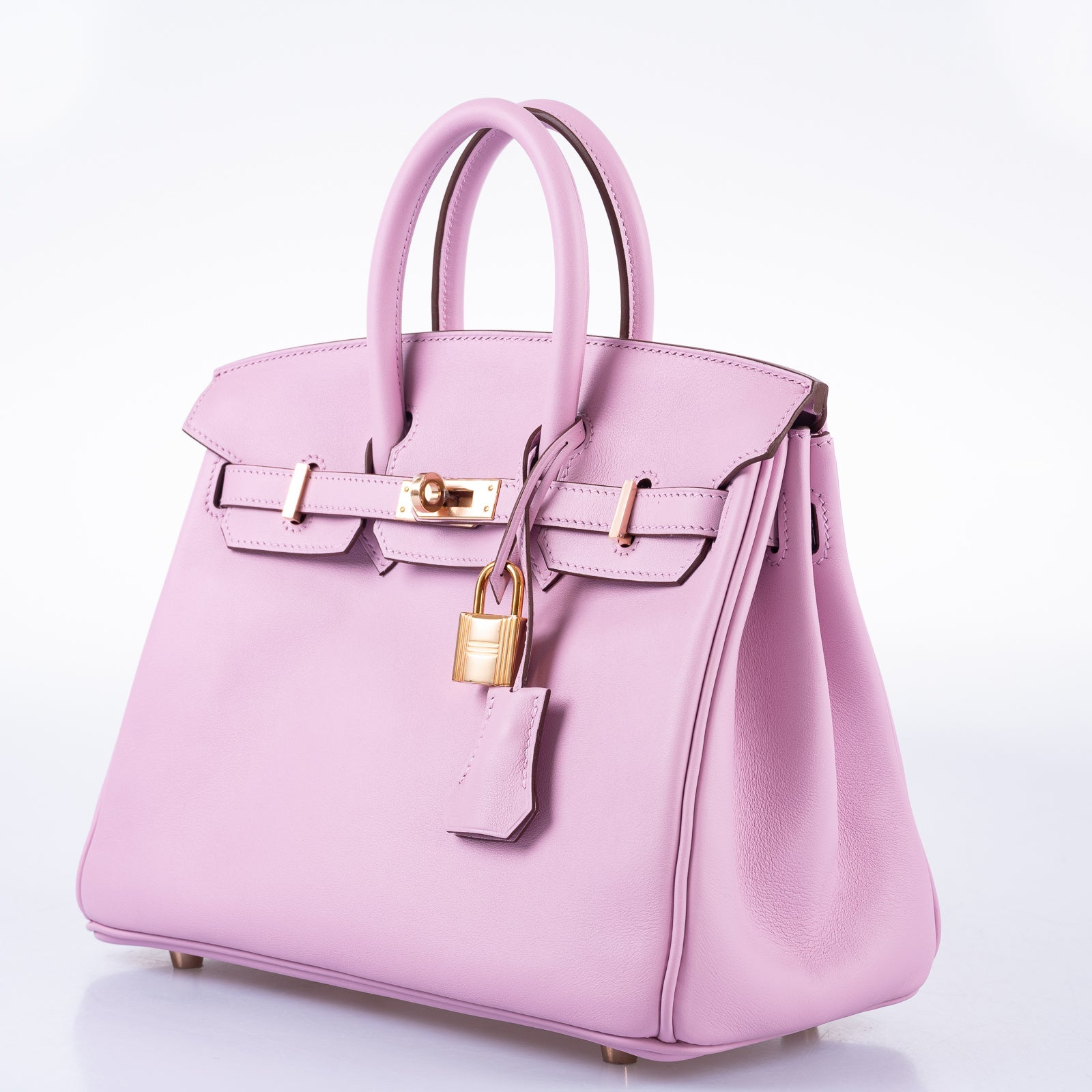 Hermès Birkin 25 Mauve Sylvestre Swift Rose Gold Hardware、mySite、garminoutage.com