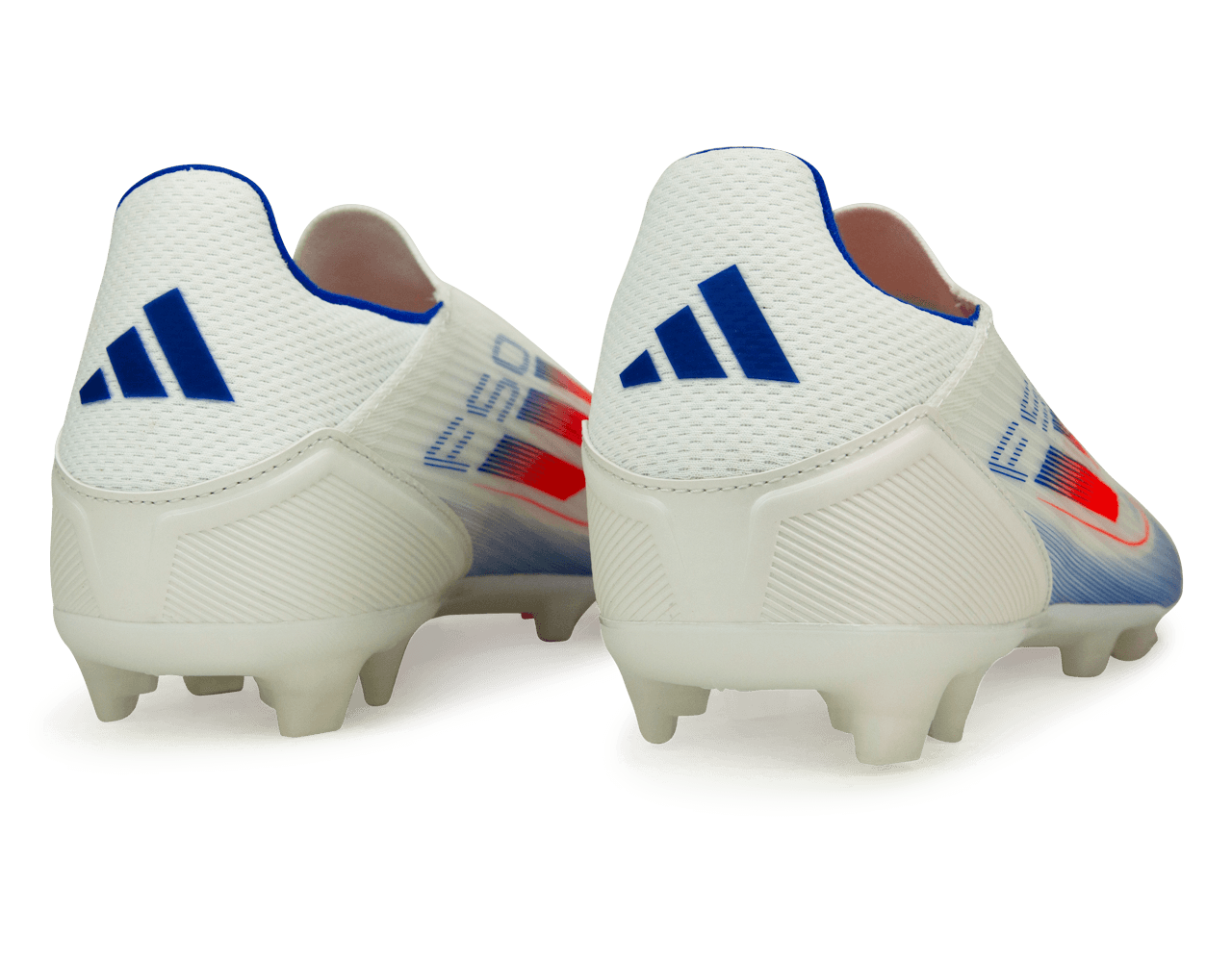 adidas Men's F50 League LL FG/MG White/Lucid Blue、mySite、noshort