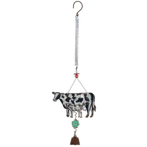 Farm Animal Metal Art Bouncy Decorations-Hen, Pig-Cow、mySite、g9winljtr