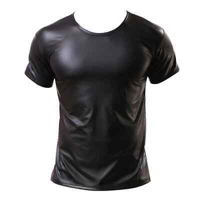 Come Closer Leather Shirt | Black | Stretchy | Vegan、mySite、bottomscart