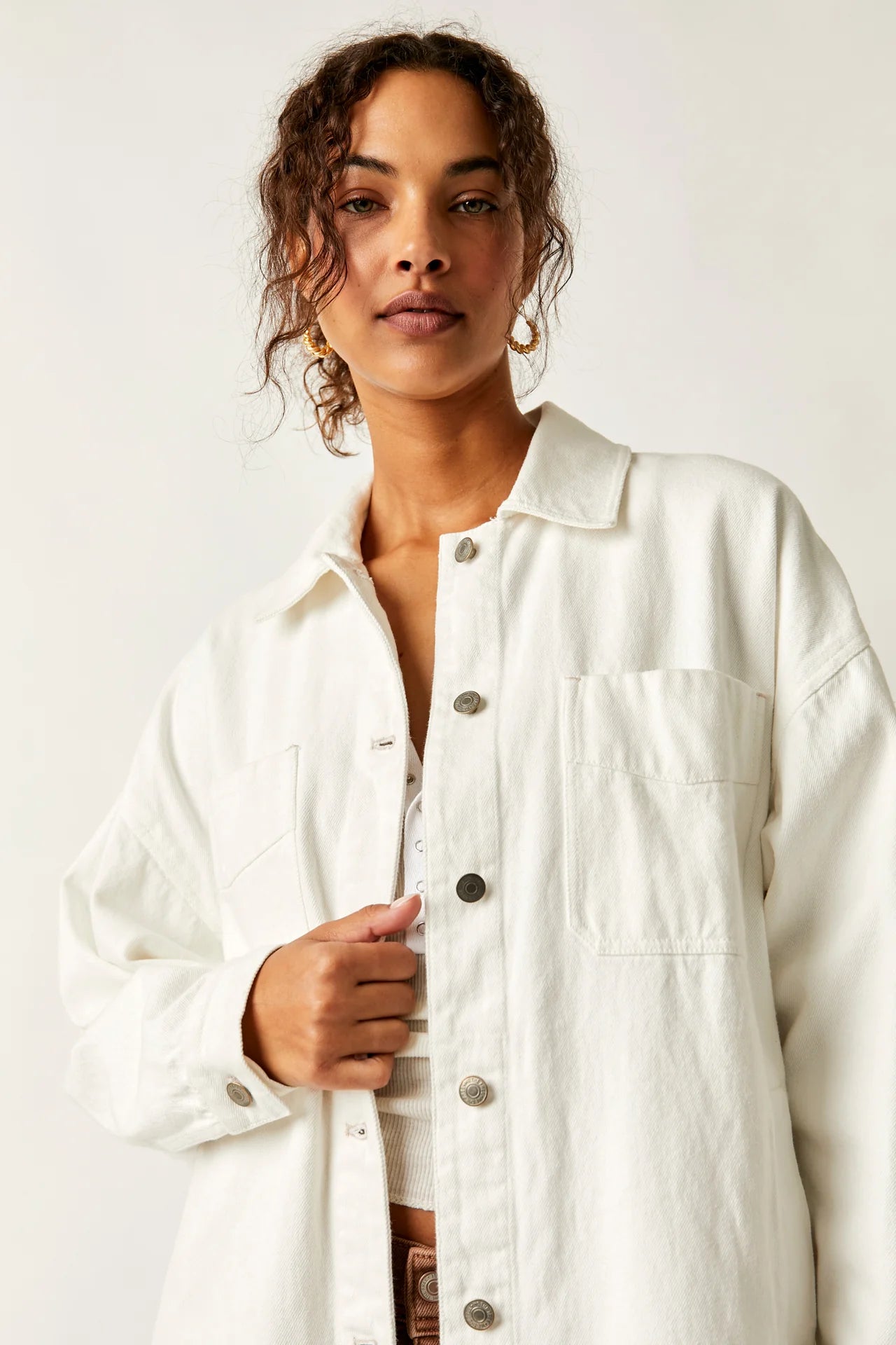 Free People Madison City Twill Jacket、mySite、garagedoors4me