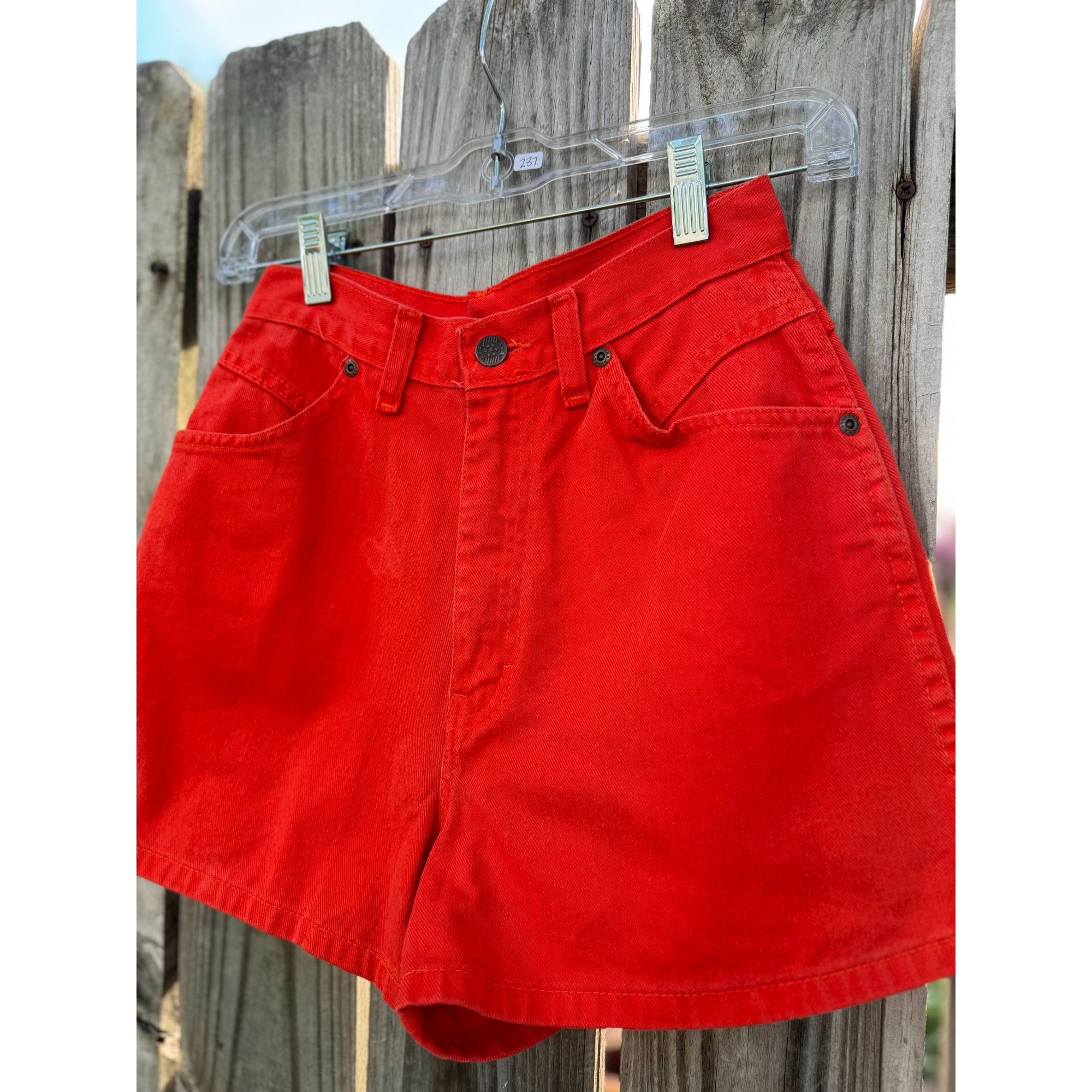 90's Orange Denim Jean Shorts No Back Pockets Size 5、mySite、garagedoors4me