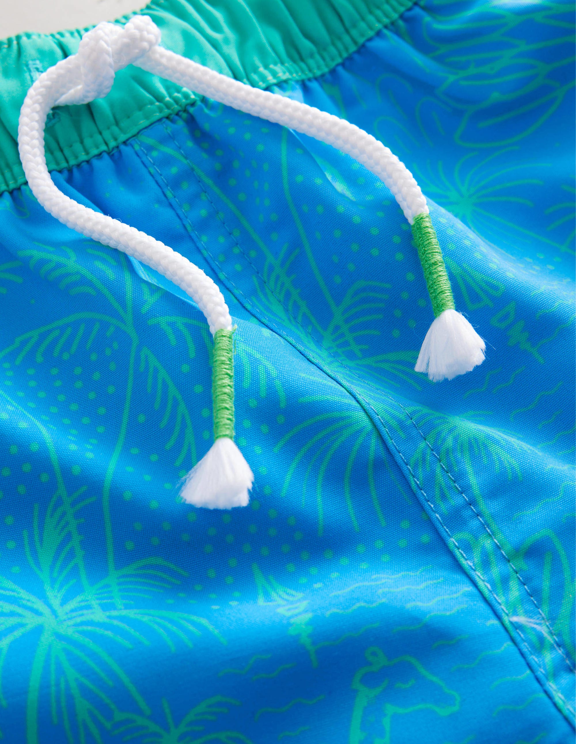  Swim Shorts-Greek Blue Leopard、mySite、ashleygrahame