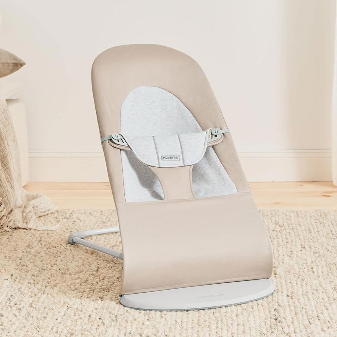  BabyBjörn Balance Soft Baby Bouncer - Beige/Grey - Woven/Jersey、mySite、merchandisen