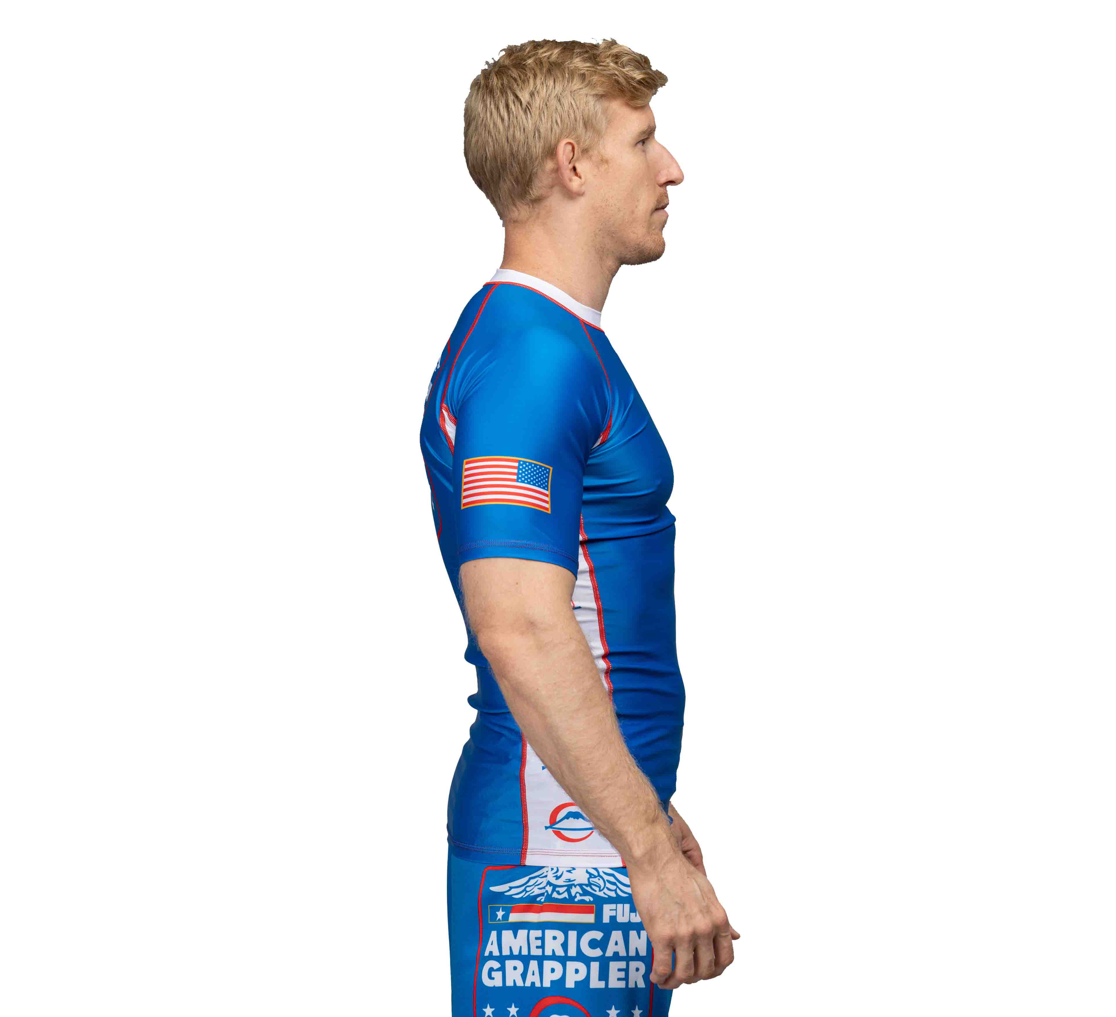 American Grappler Rashguard Blue、mySite、gigharbornorthrealestate