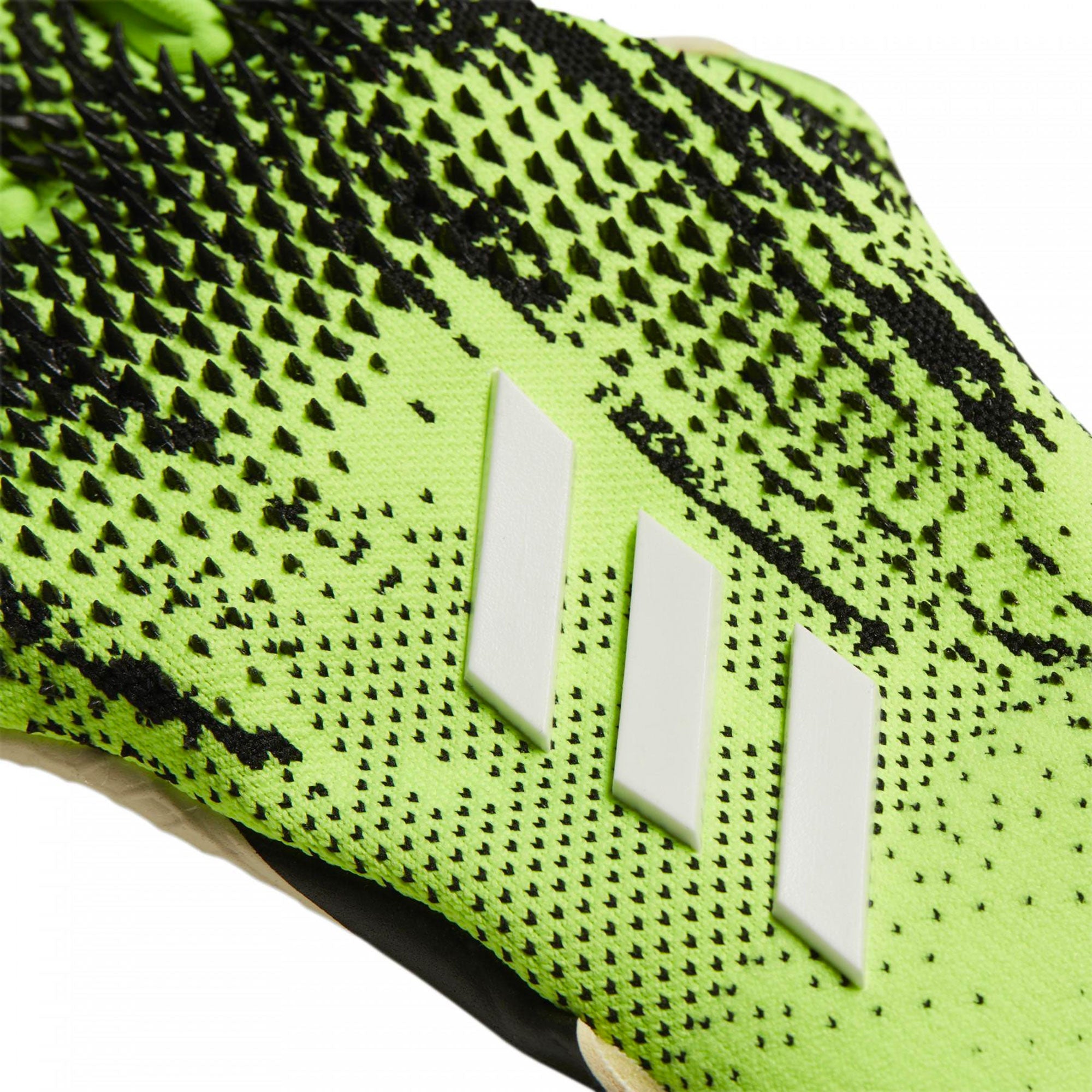 adidas Men's Predator 20 Pro Fingersave PC Goalkeeper Gloves Green/Black、mySite、noshort