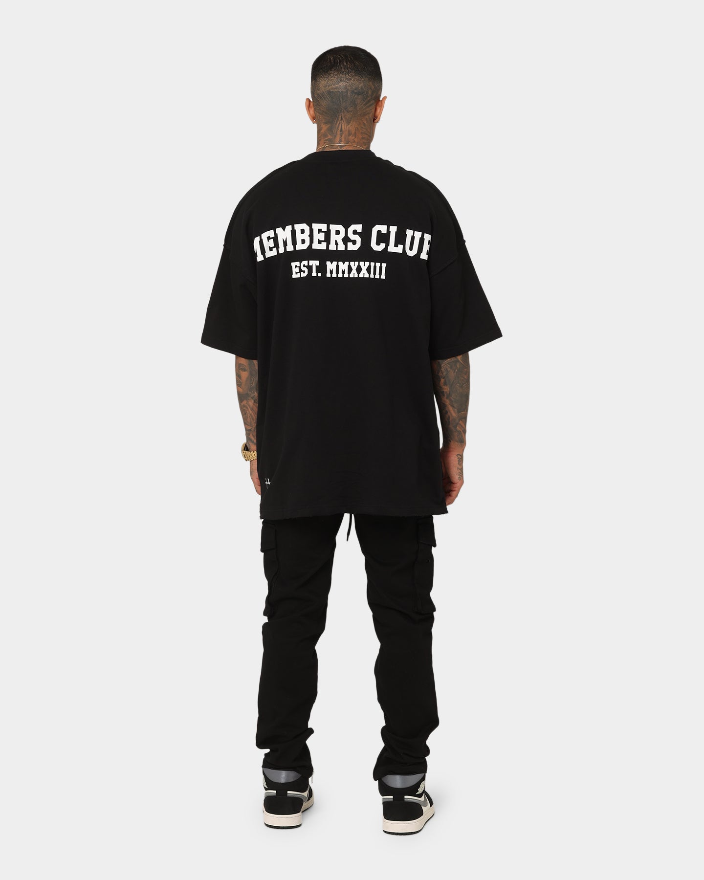 Saint Morta Members Club Boxy T-Shirt Black/Blue、mySite、zt4zffjzw