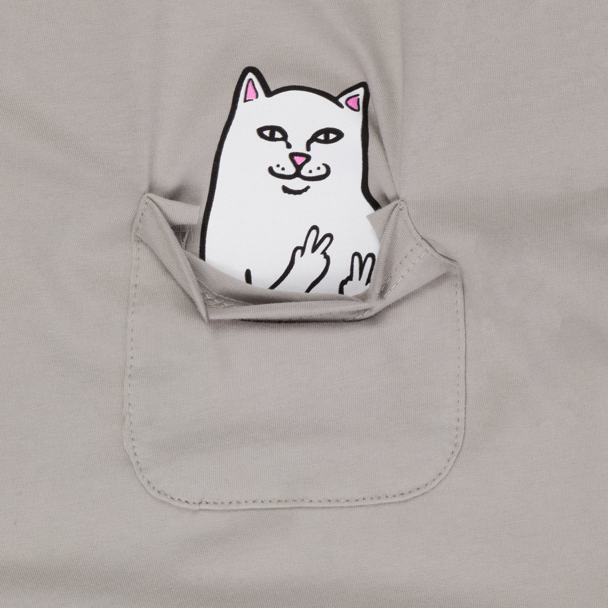  Lord Nermal Peace Pocket Tee (Grey)、mySite、merchandisen