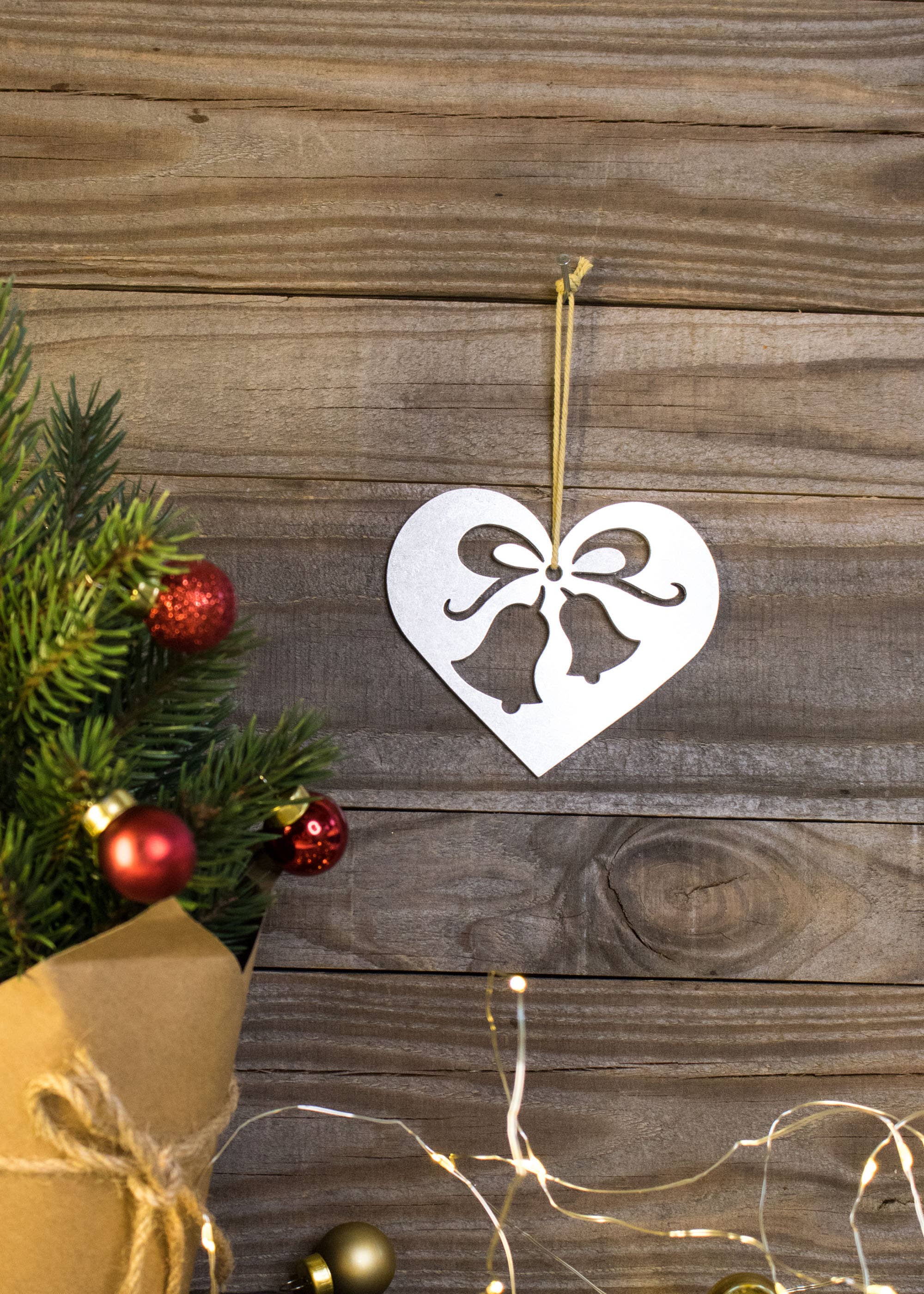 Wedding Bells Metal Art Ornament Made in the USA *、mySite、g9winljtr