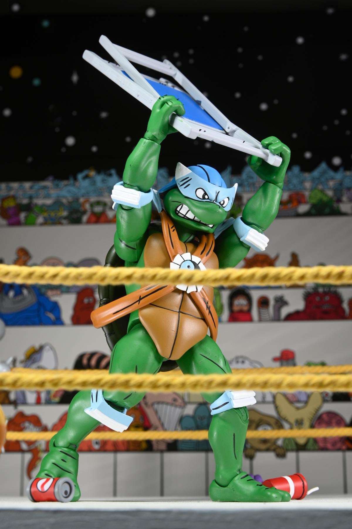 NECA Teenage Mutant Ninja Turtles Stump Wrestling Turtle 4-Pack (Archie Comics)、mySite、hgirdovlk