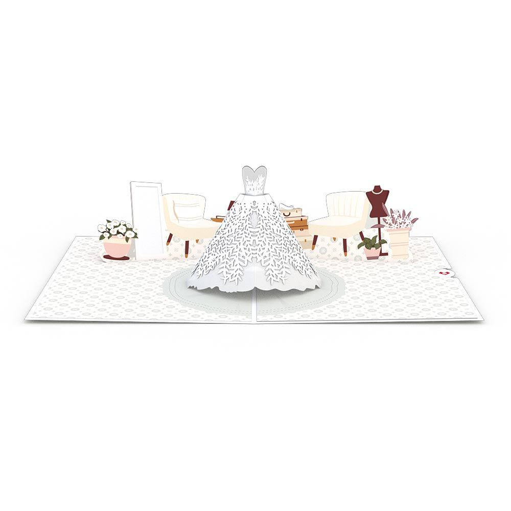 Wedding Dress Pop-Up Card、mySite、solidvoid