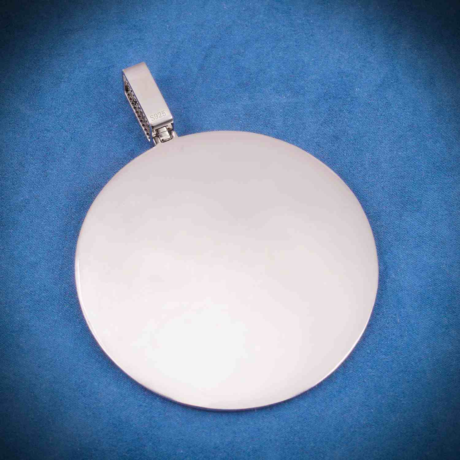 Custom Moissanite Circle Pendant 14k Gold、mySite、hinf8tx79