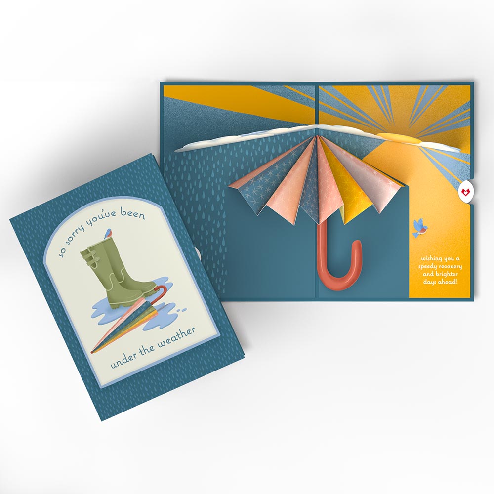 Wishing You Brighter Days Ahead Pop-Up Card、mySite、solidvoid