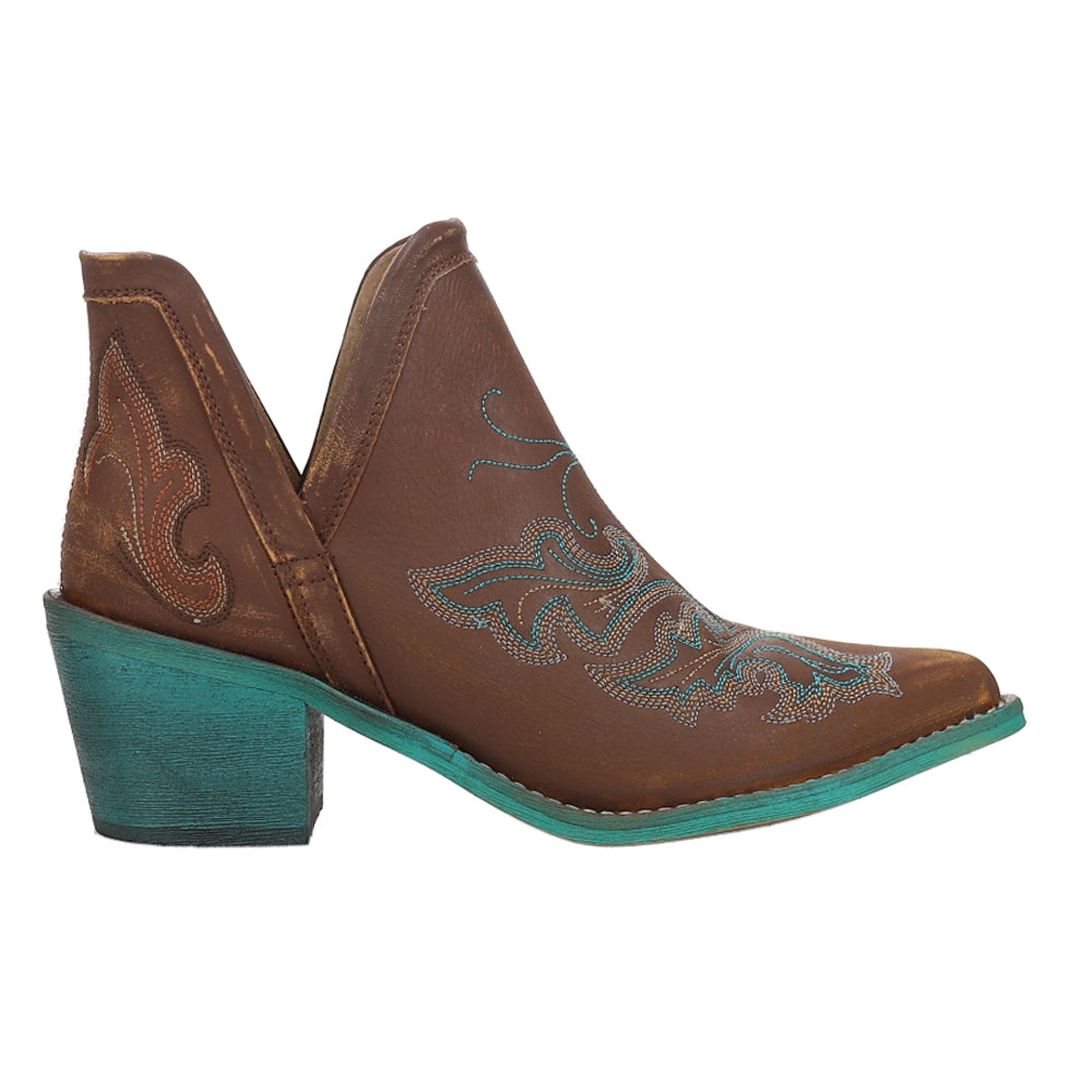 Embroidered Pointed Toe Pull On Cowboy Booties、mySite、gtrtttuynbv