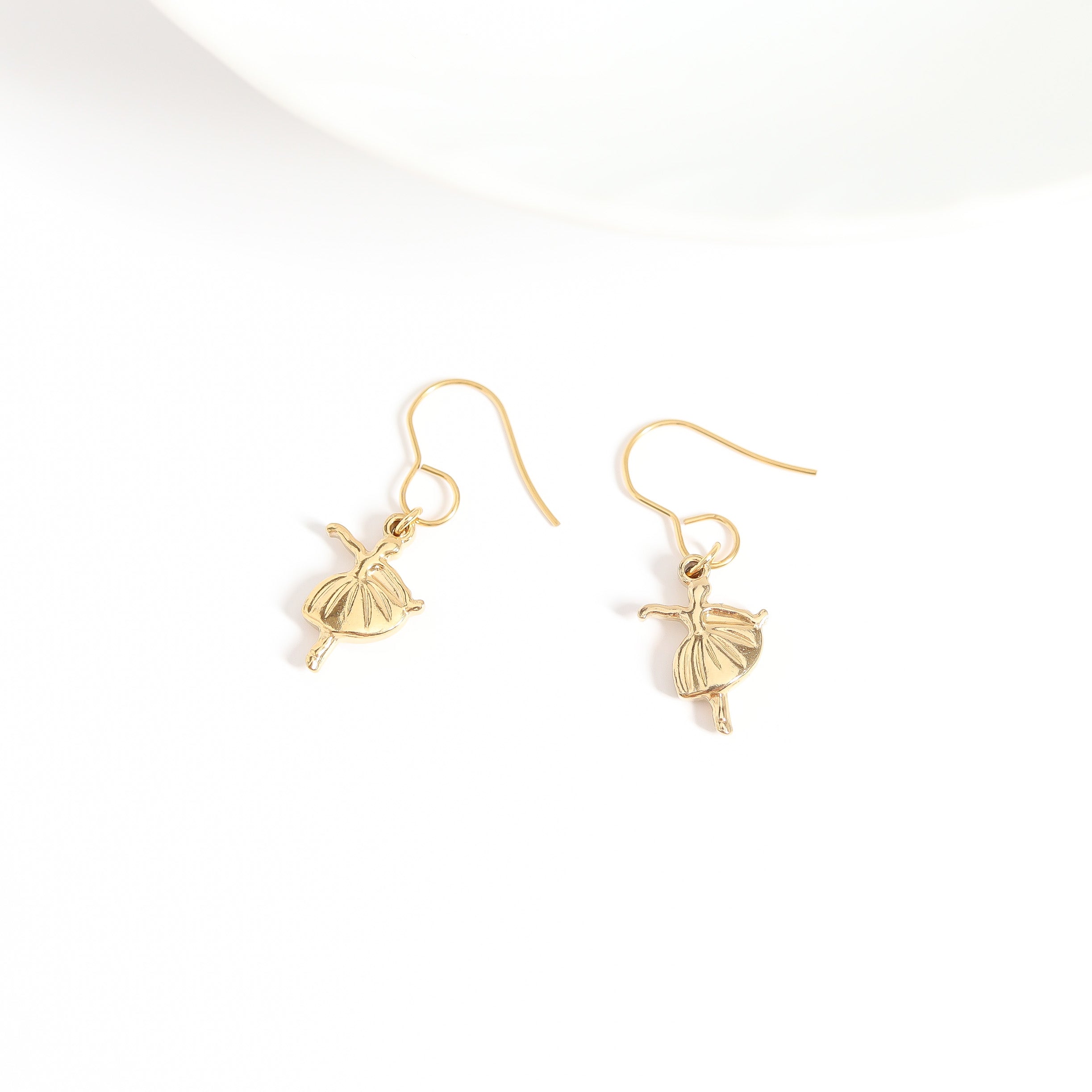 18K Gold PVD Stainless Steel Ballerina Charm / PDL0094、mySite、dreamappss