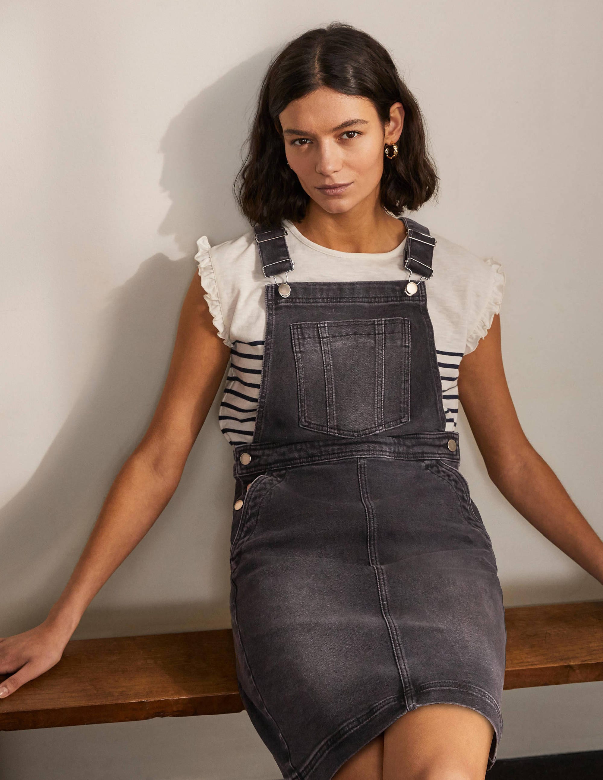  Easy Overall Dress-Washed Black、mySite、ashleygrahame
