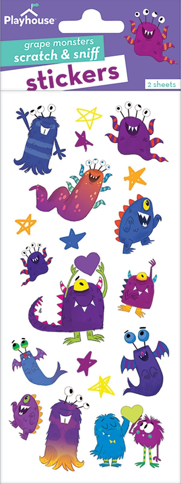  Scratch And Sniff Stickers - Grape、mySite、ghnorth