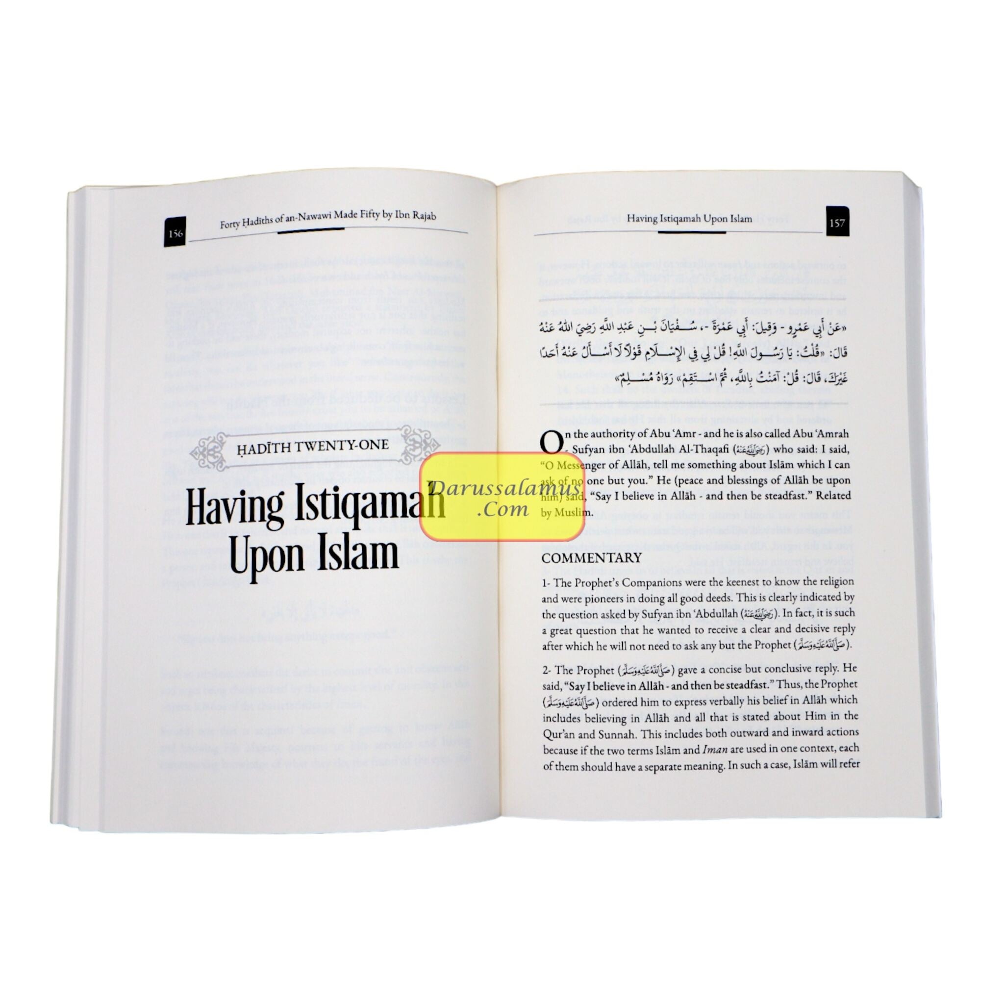 Commentary on Forty Hadith of an-Nawawi Made Fifty by Ibn Rajab、mySite、topwebapps