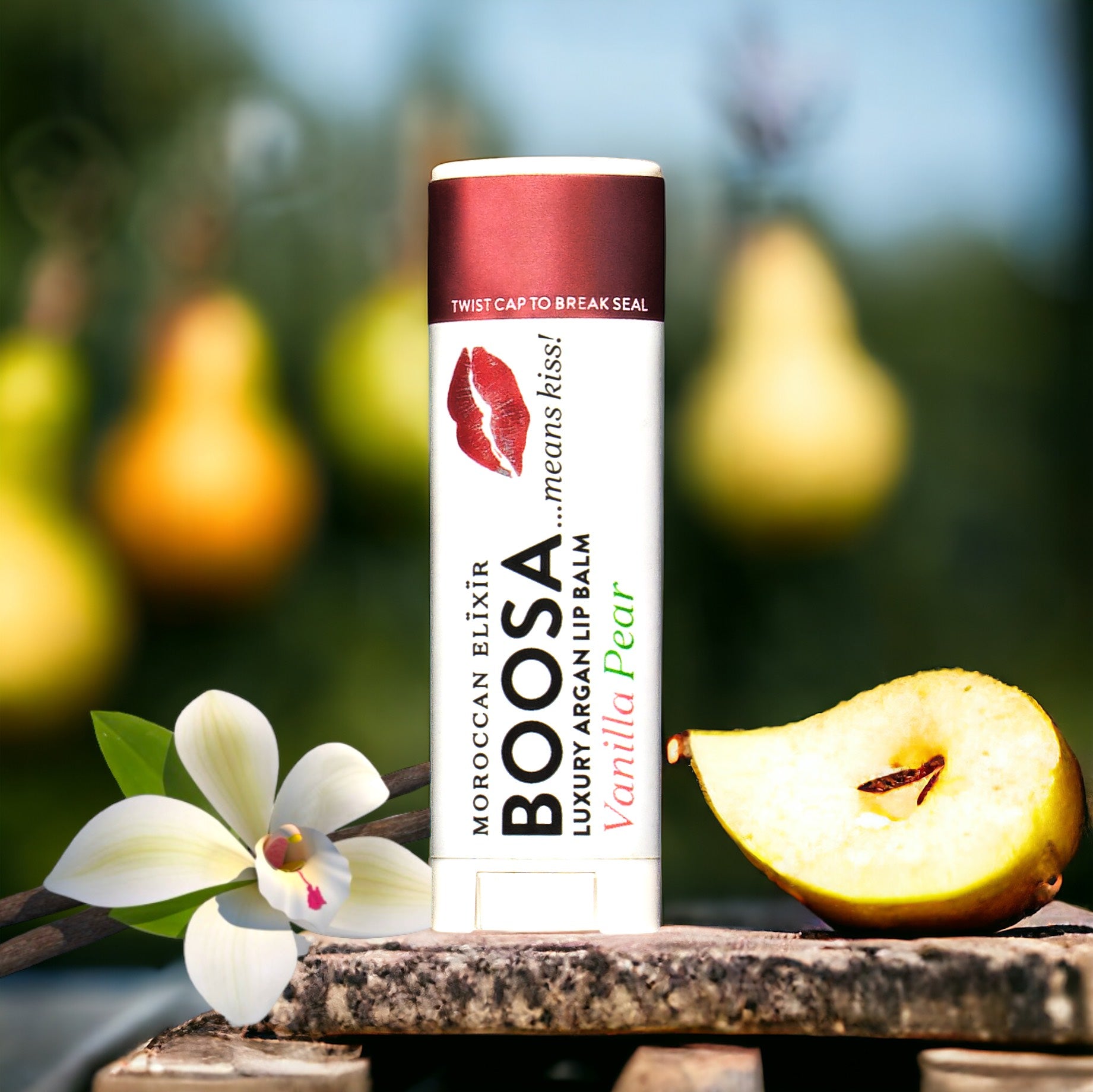  BOOSA Argan Lip Balm (Vanilla Pear)、mySite、elrpsem3k