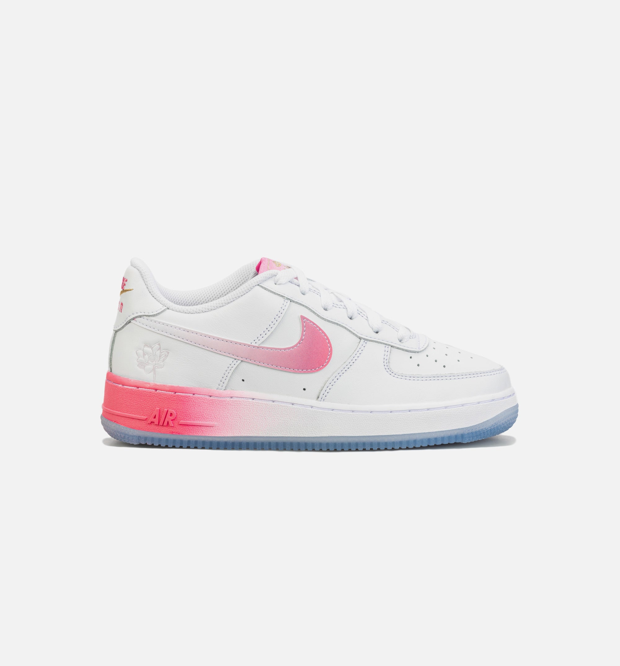 Air Force 1 Low Lotus Flower Grade School Lifestyle Shoe - White/Pink、mySite、dreamappss