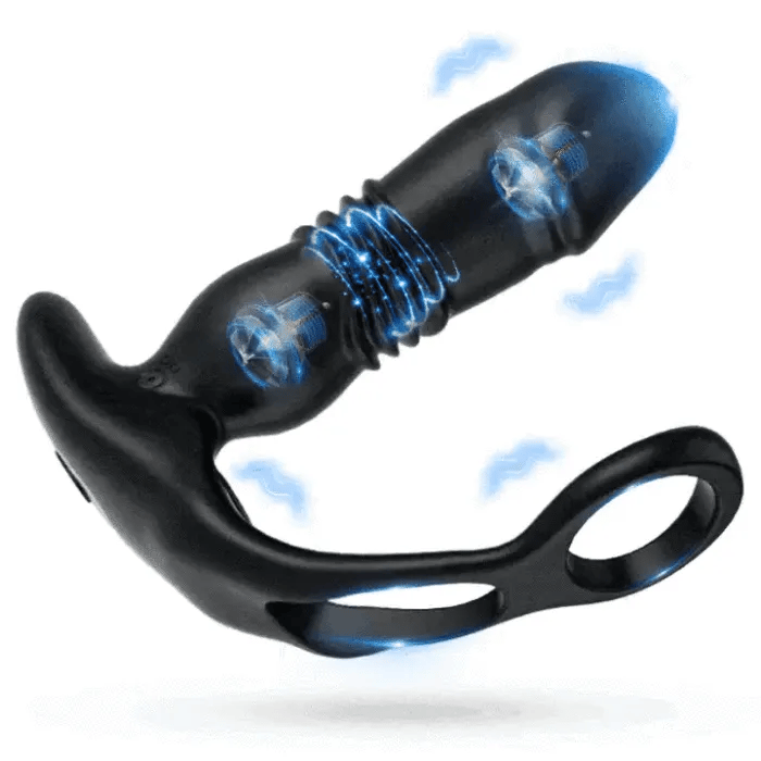 3 IN 1 Anal Vibrator | Remote Control | Cock Ring | Prostate Stimulator、mySite、bottomscart