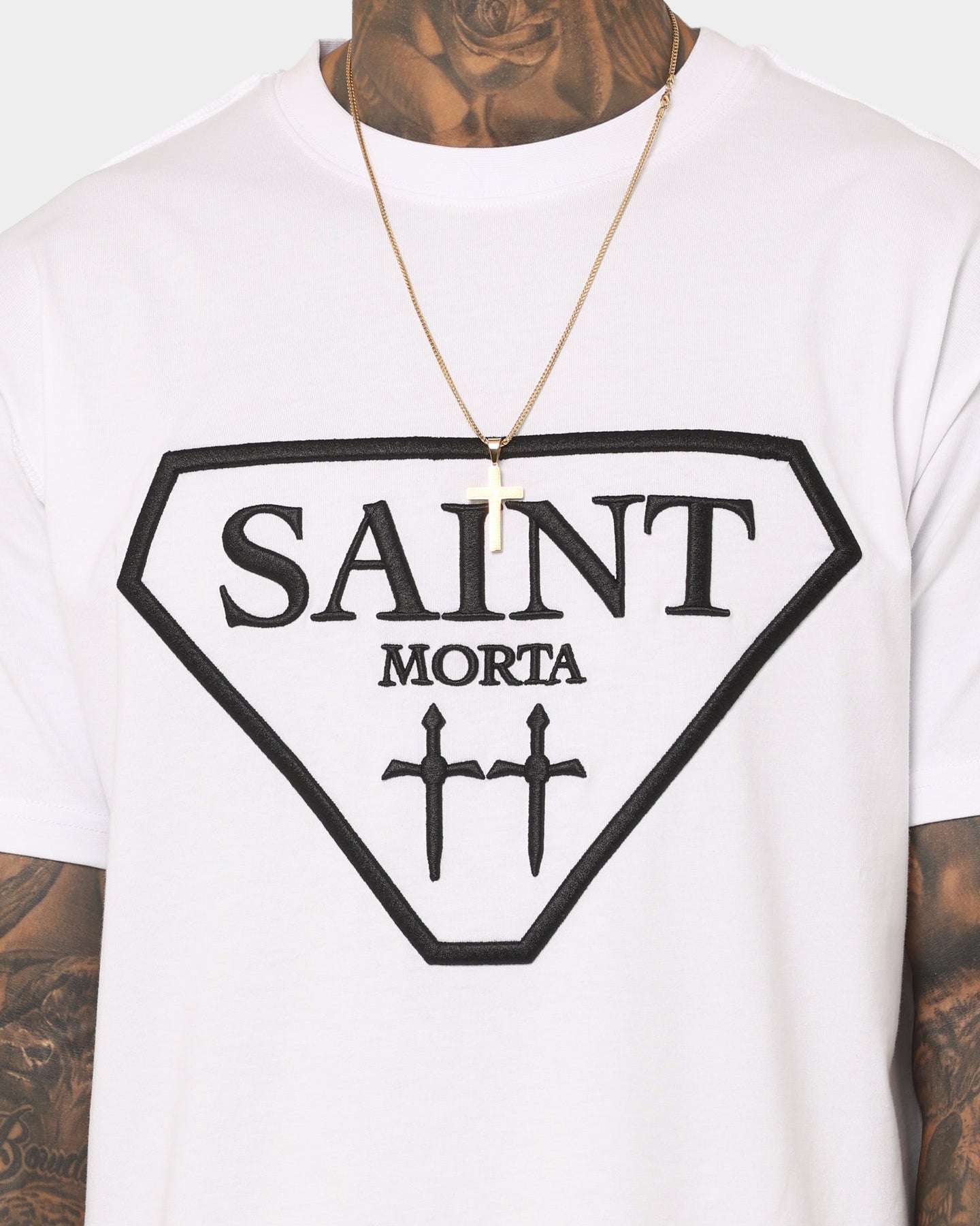 Saint Morta Liberty Lafayette T-Shirt White/Black、mySite、zt4zffjzw
