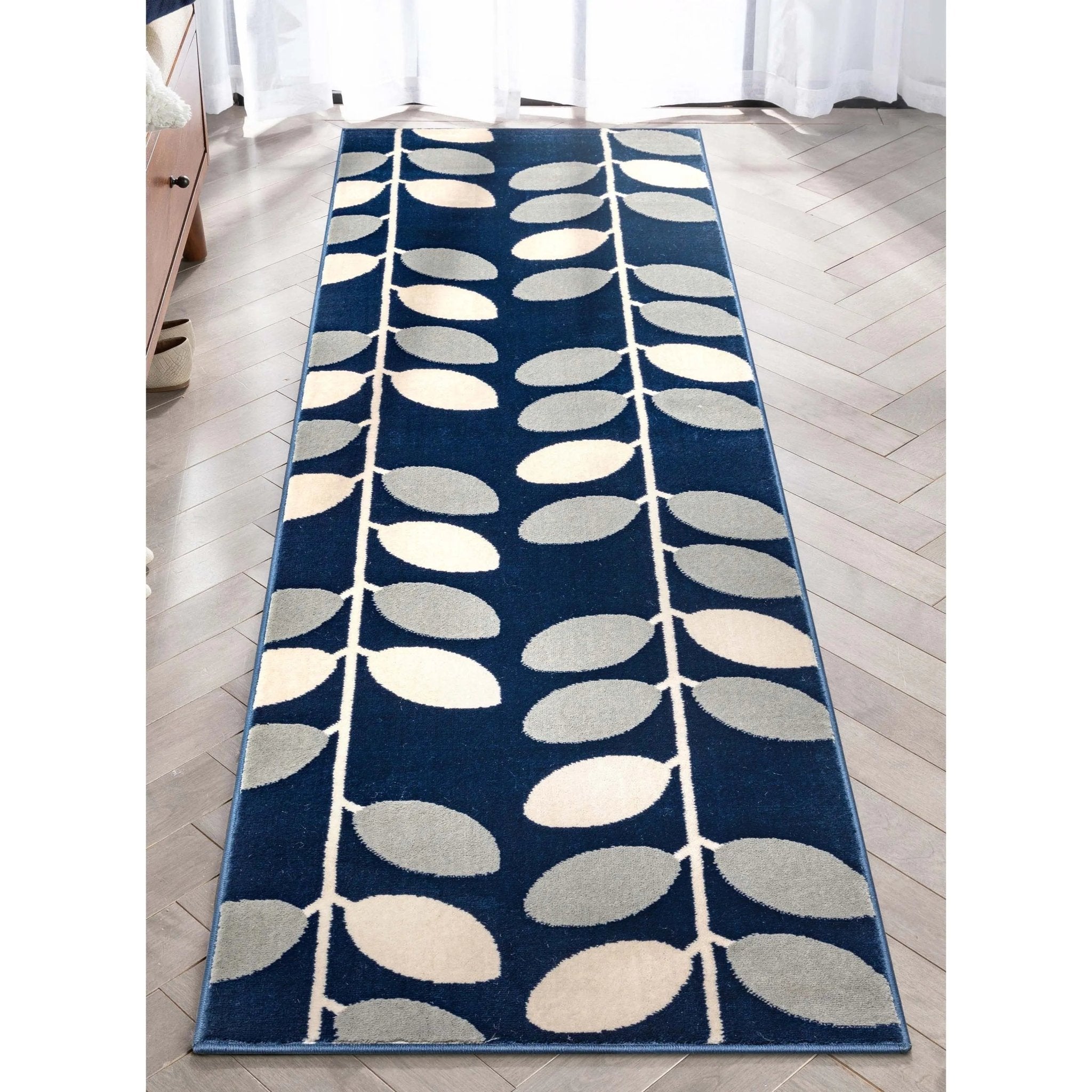 Belinay Botanical Leaves Pattern Rug、mySite、gigharbornorthrealestate