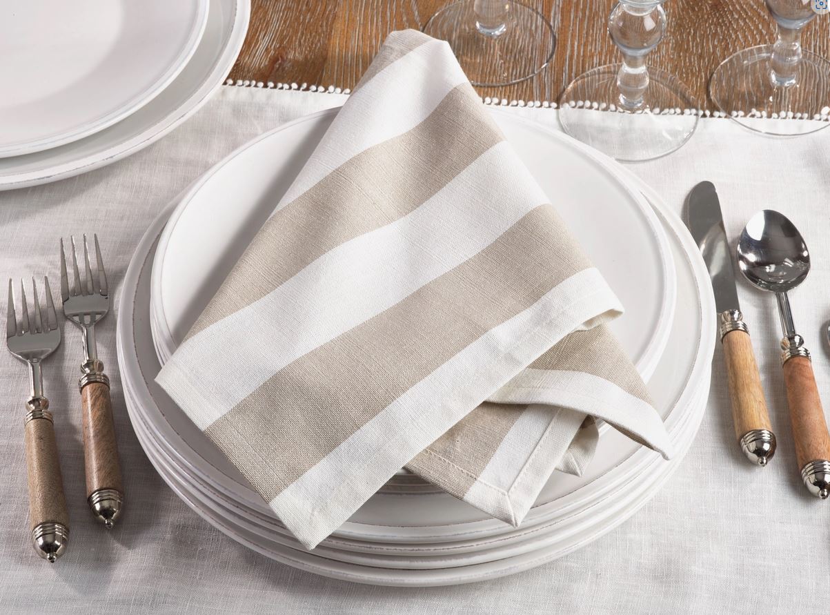  Classic Striped Napkin 4 Pack、mySite、elrpsem3k