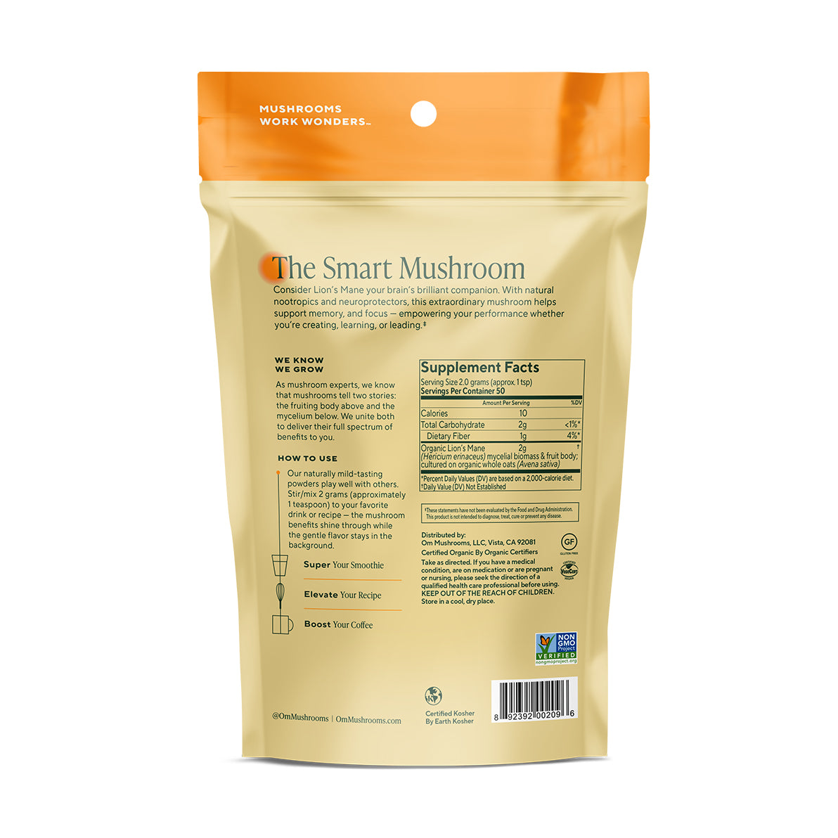 Lion’s Mane Organic Mushroom Powder、mySite、gigharbornorthrealestate