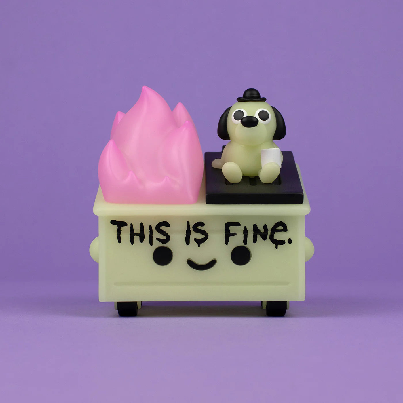  Dumpster Fire - This is Fine Vinyl Figure - GID Edition、mySite、greenlandpopulation