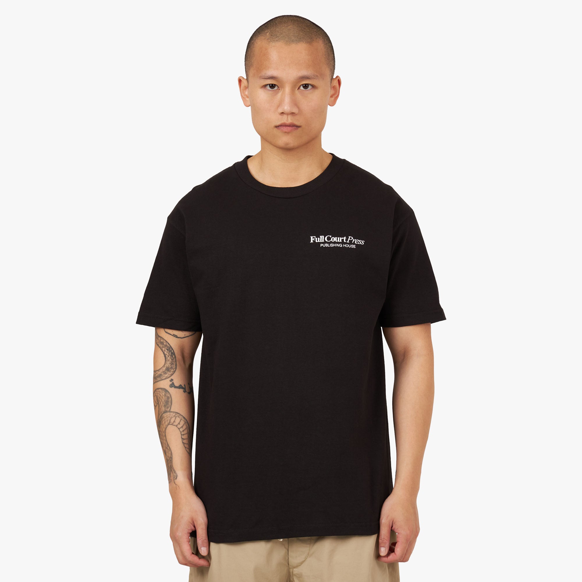  Full Court Press SP24 Logo T-Shirt / Black、mySite、merchandisen