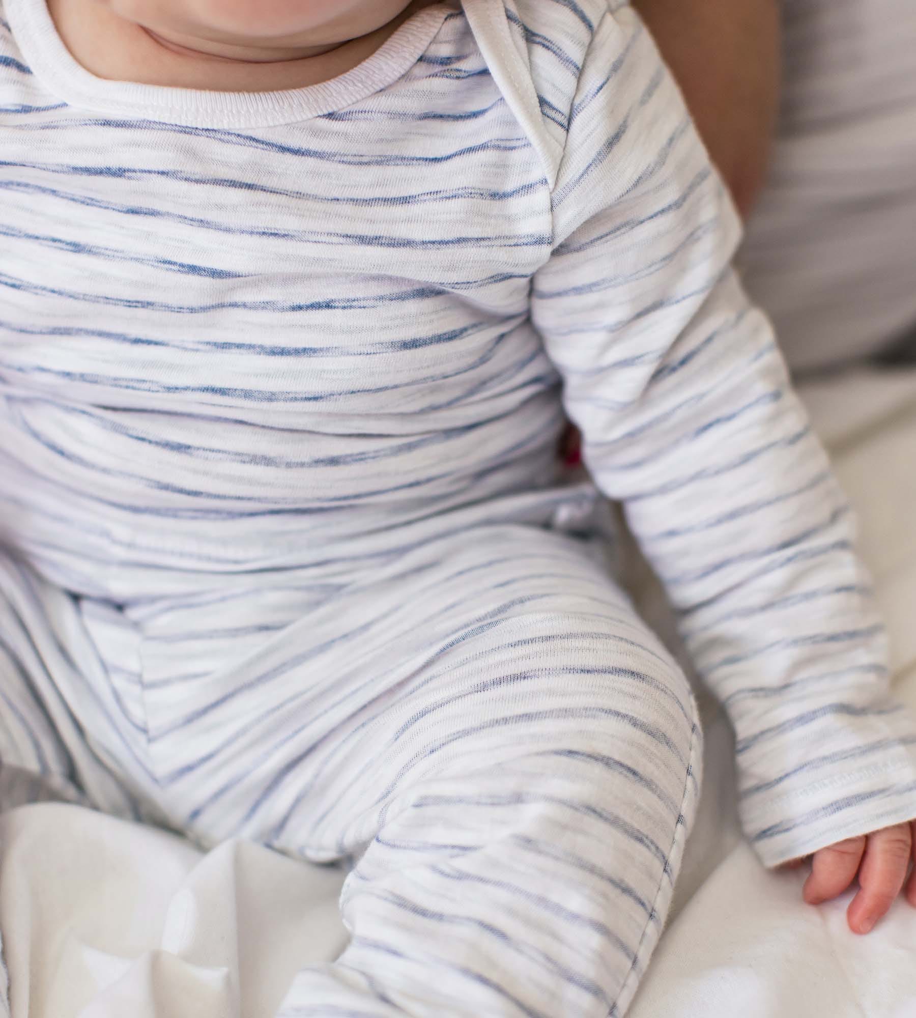  Slub Stripe Baby Boy Bodysuit Set、mySite、layawaytickets