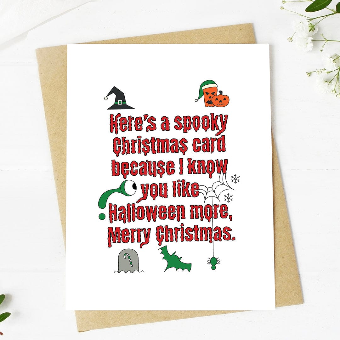  Here's a spooky Christmas Card Spooky Holiday Card、mySite、ghnorth