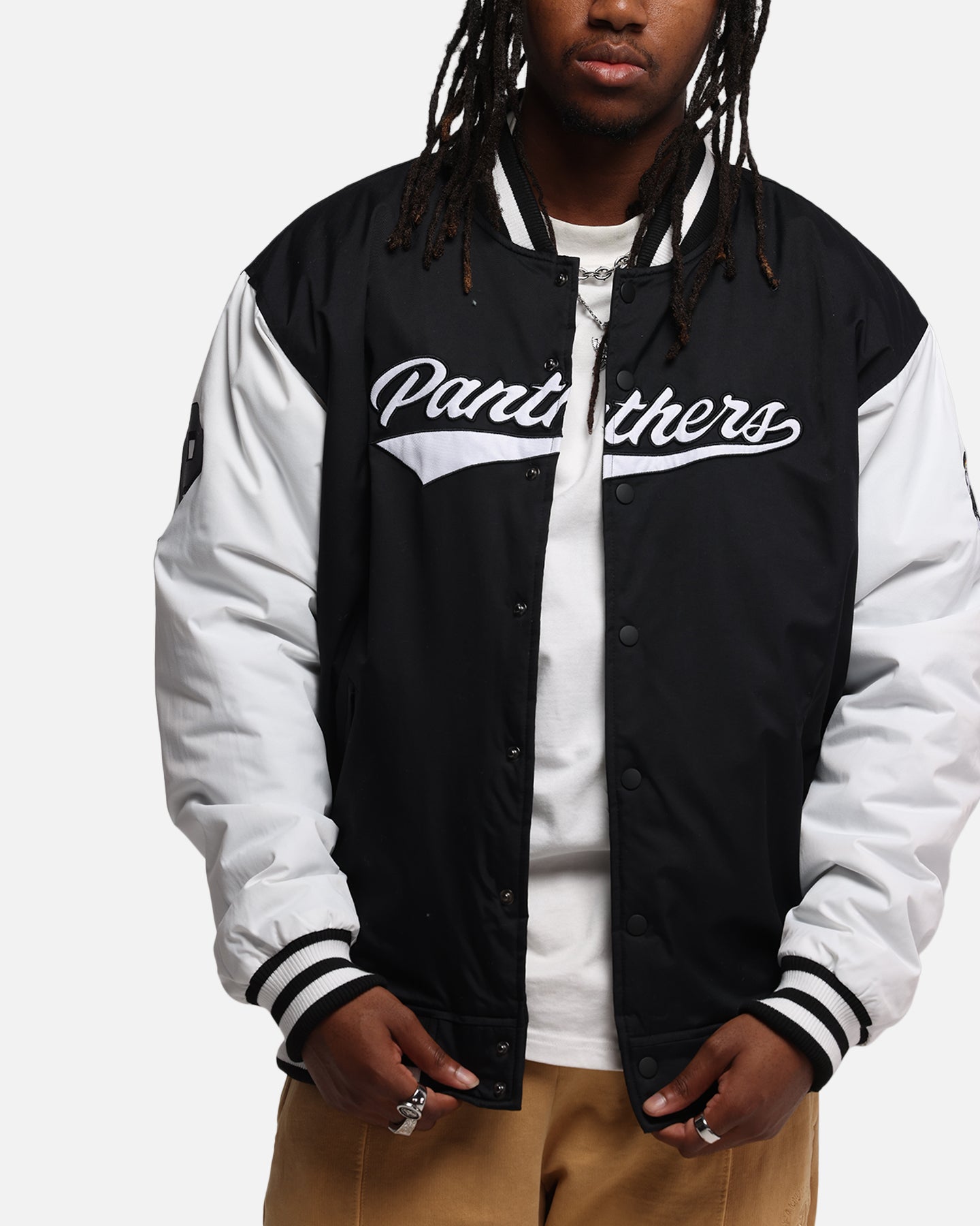 Bleacher Athletic Penrith Panthers NRL 1908 Baseball Varsity Jacket Official Team Colour、mySite、zt4zffjzw